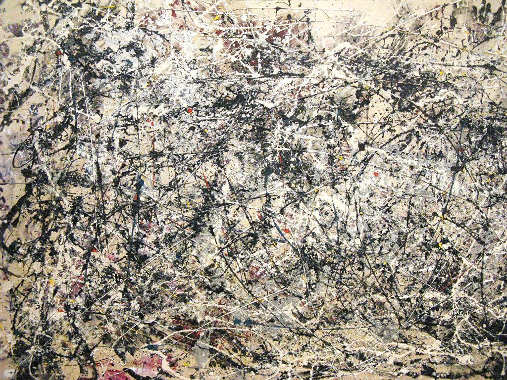 U555u. Image: Jackson Pollock Wallpaper