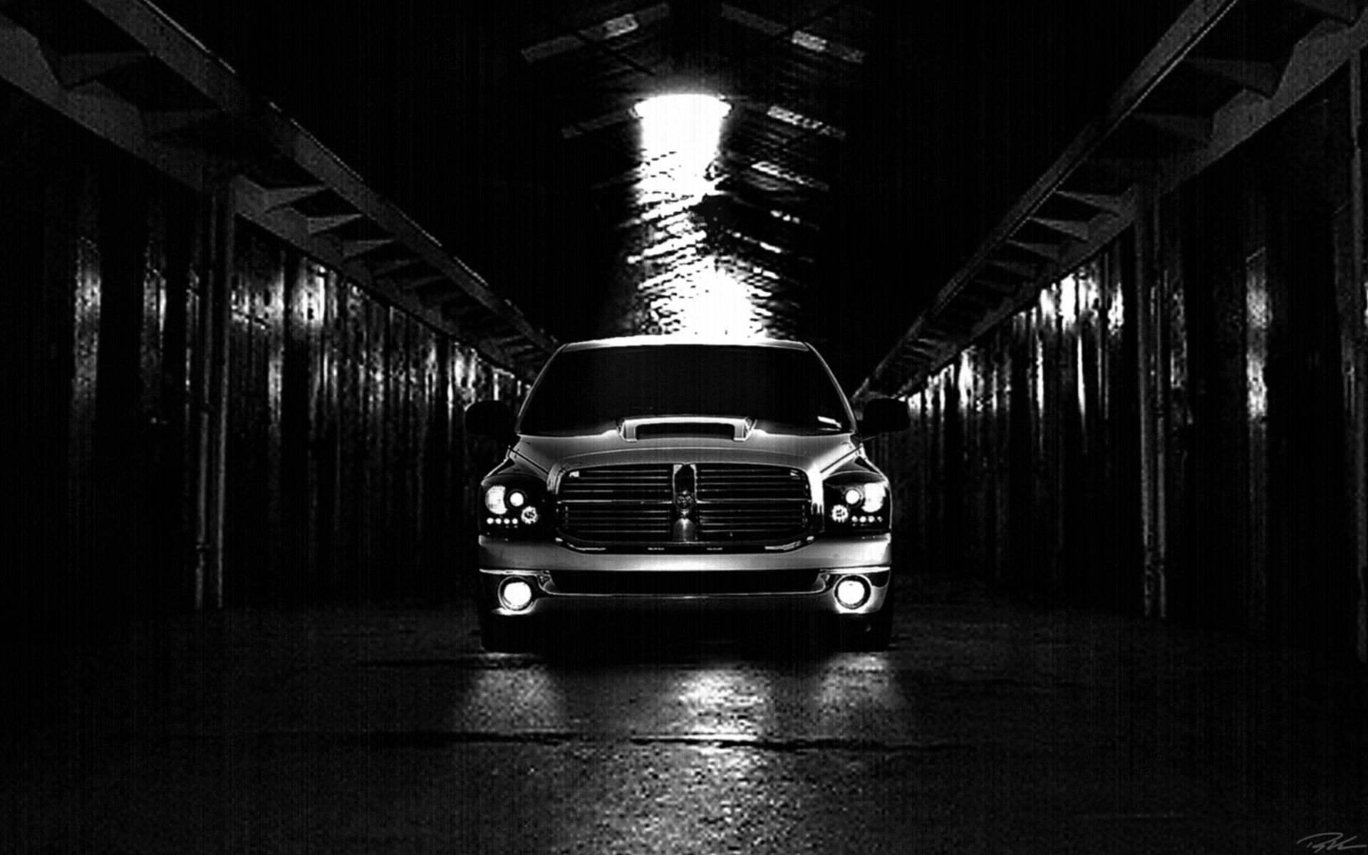 Background For Dodge Ram Blacked Out Background