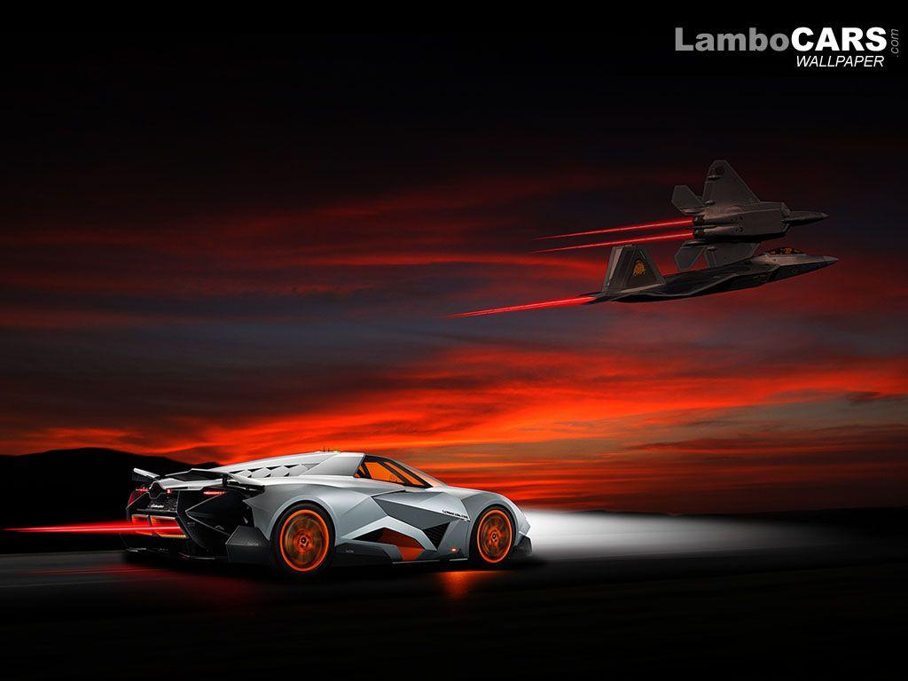 Images: Lamborghini Egoista iPhone Wallpaper