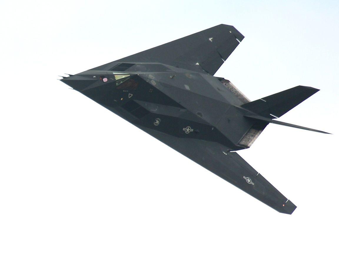 F 117 Nighthawk Stealth Fighter Display At The Royal