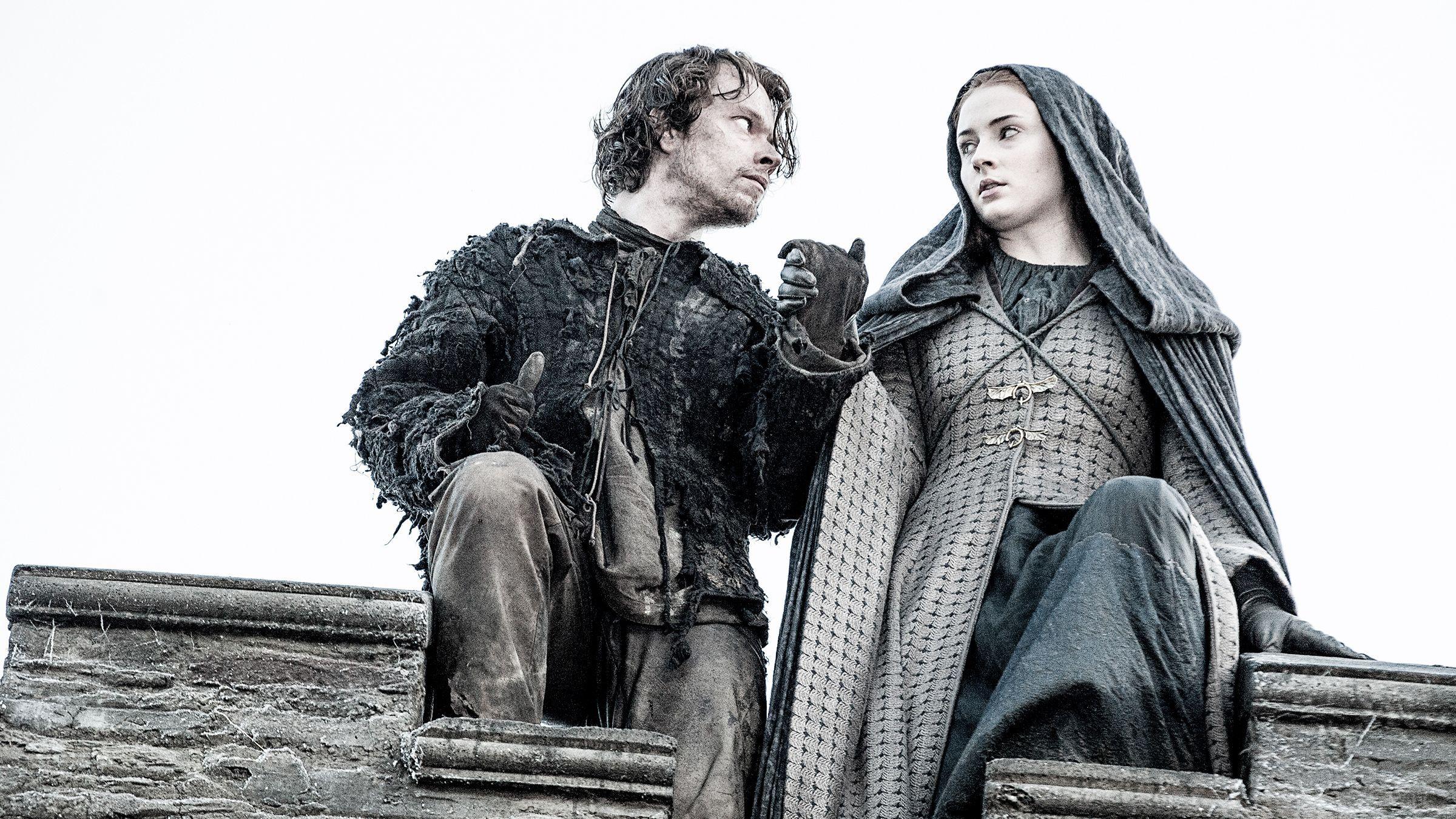 Theon Greyjoy image Theon Greyjoy and Sansa Stark in 'Mother's