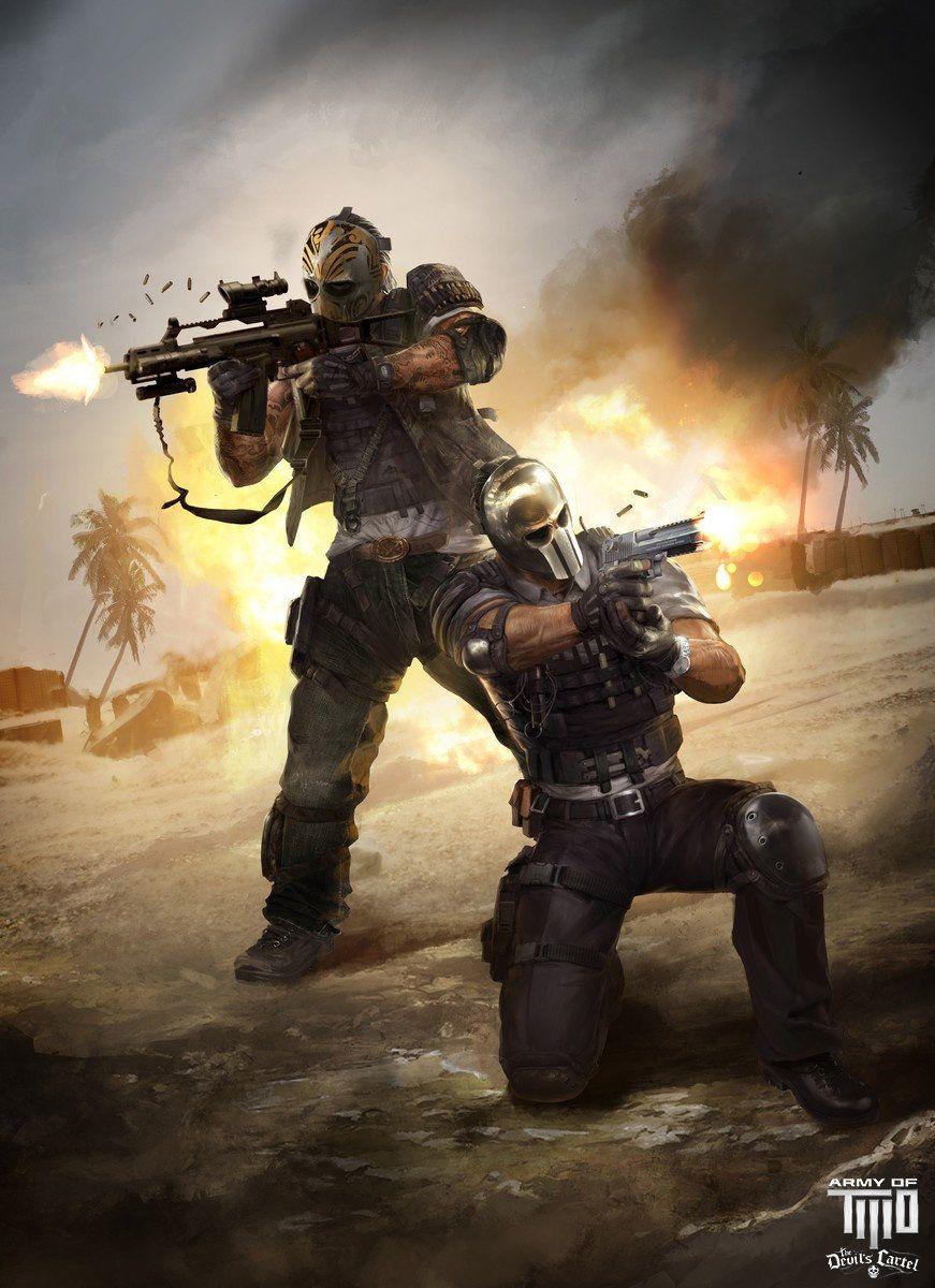 Army of Two: The Devil's Cartel. Asdfghjkl; this game. Too many
