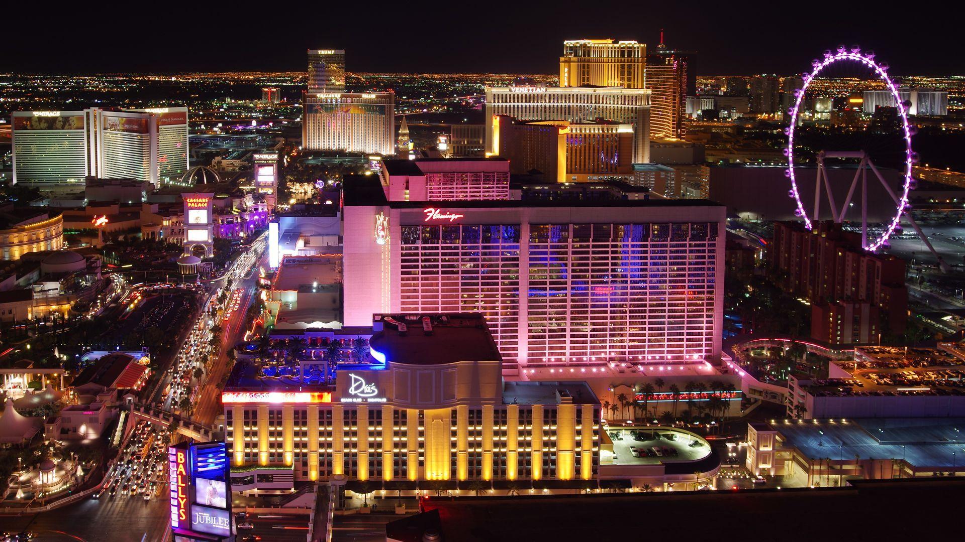 Las Vegas Strip at night HD Wallpaperx1080