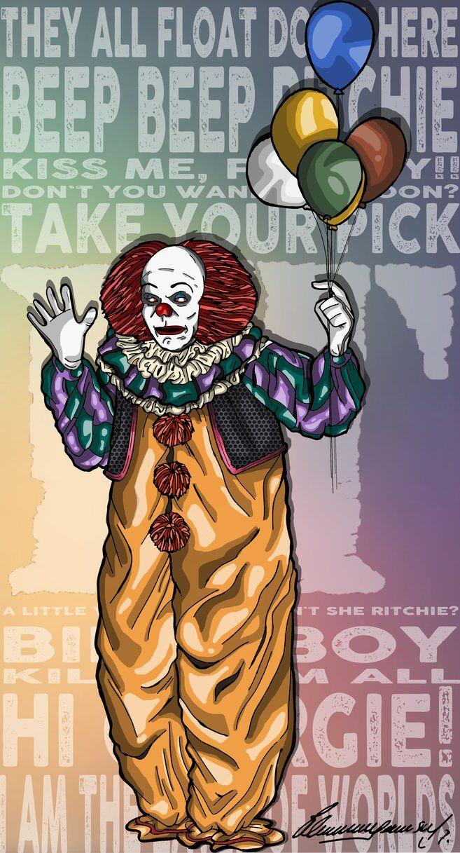 stephen king's it, pennywise, pennywise the clown, clown, art