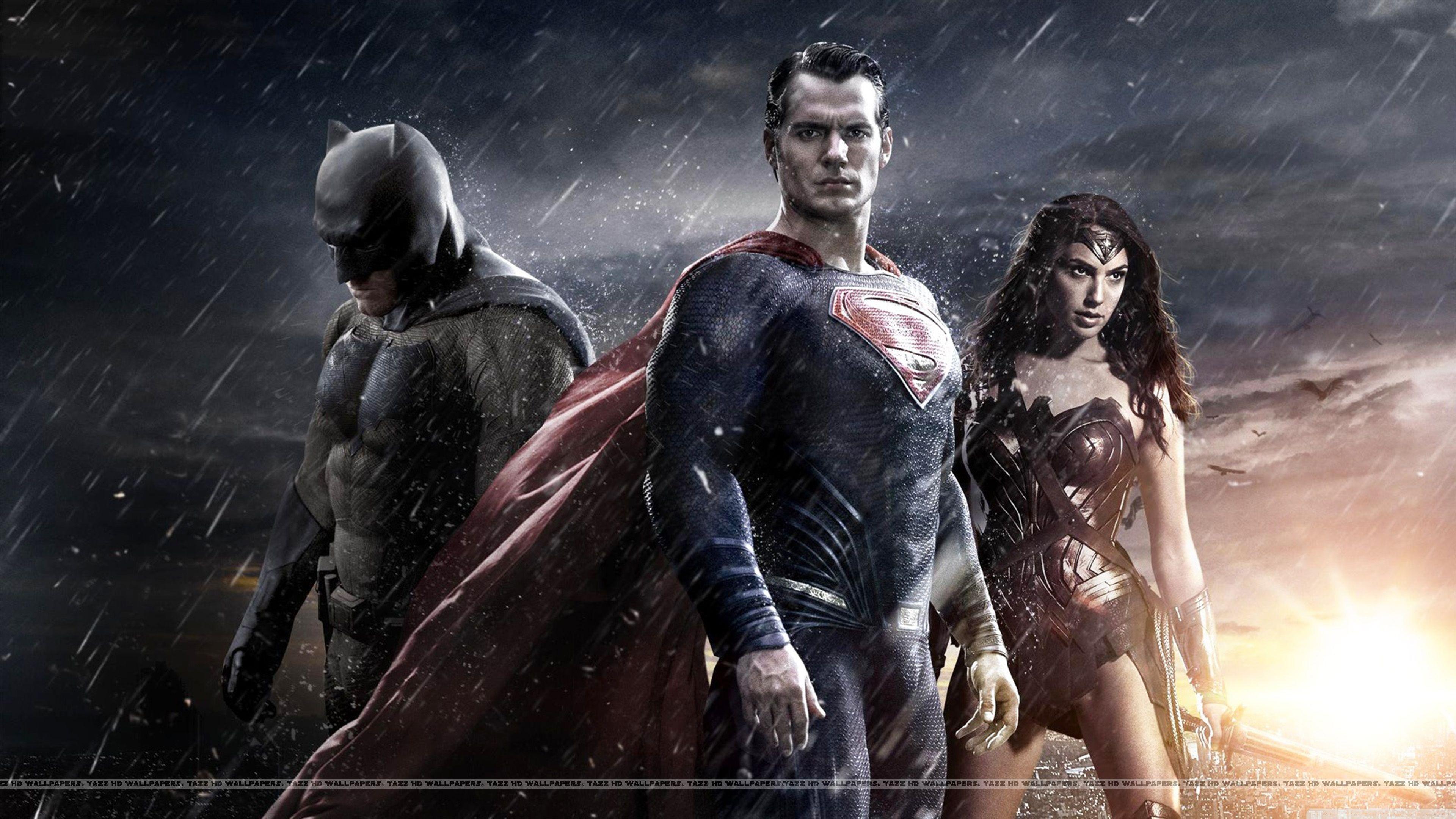 Batman Vs. Superman Vs. Wonder Woman HD desktop wallpaper