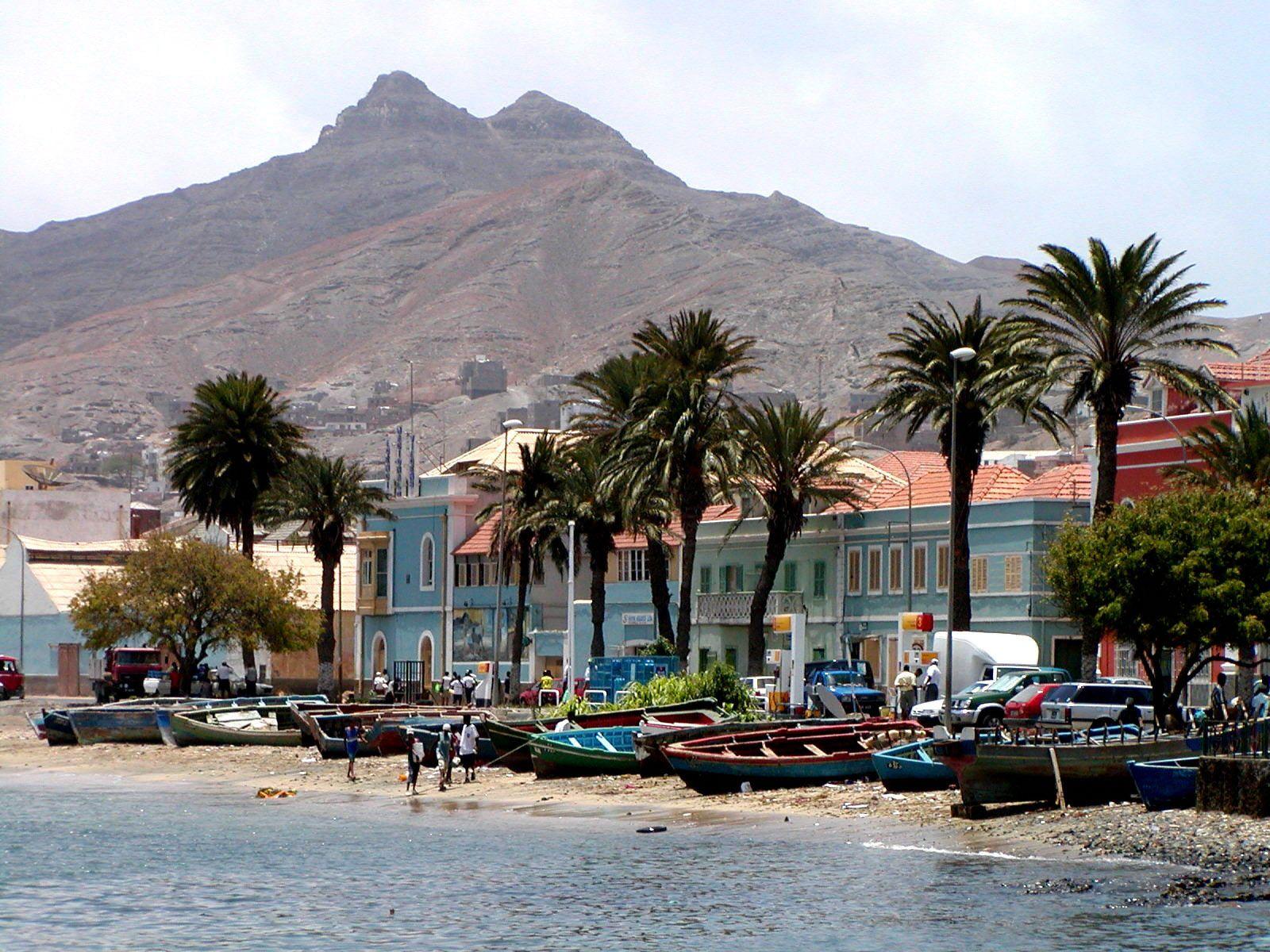 Travel photo Cabo Verde Mindelo harbor front Trip wallpaper