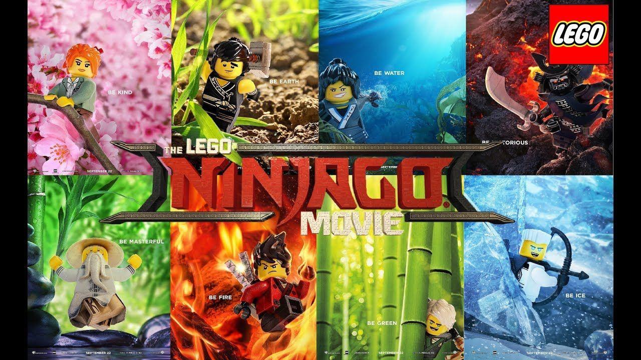 NEW Lego Ninjago Movie Lloyd Jay Nya Cole Kai Sensei Wu Misako