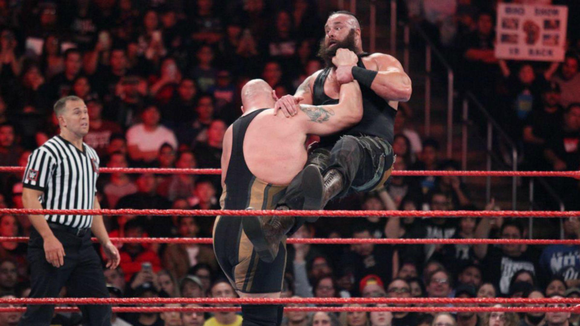 WWE Raw: Braun Strowman beats Big Show inside reinforced ring