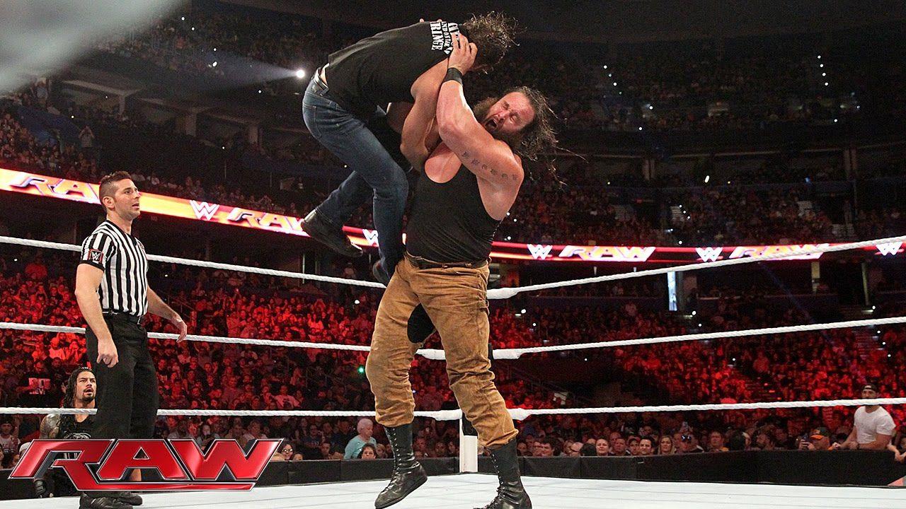 Dean Ambrose vs. Braun Strowman: Raw, Aug. 2015