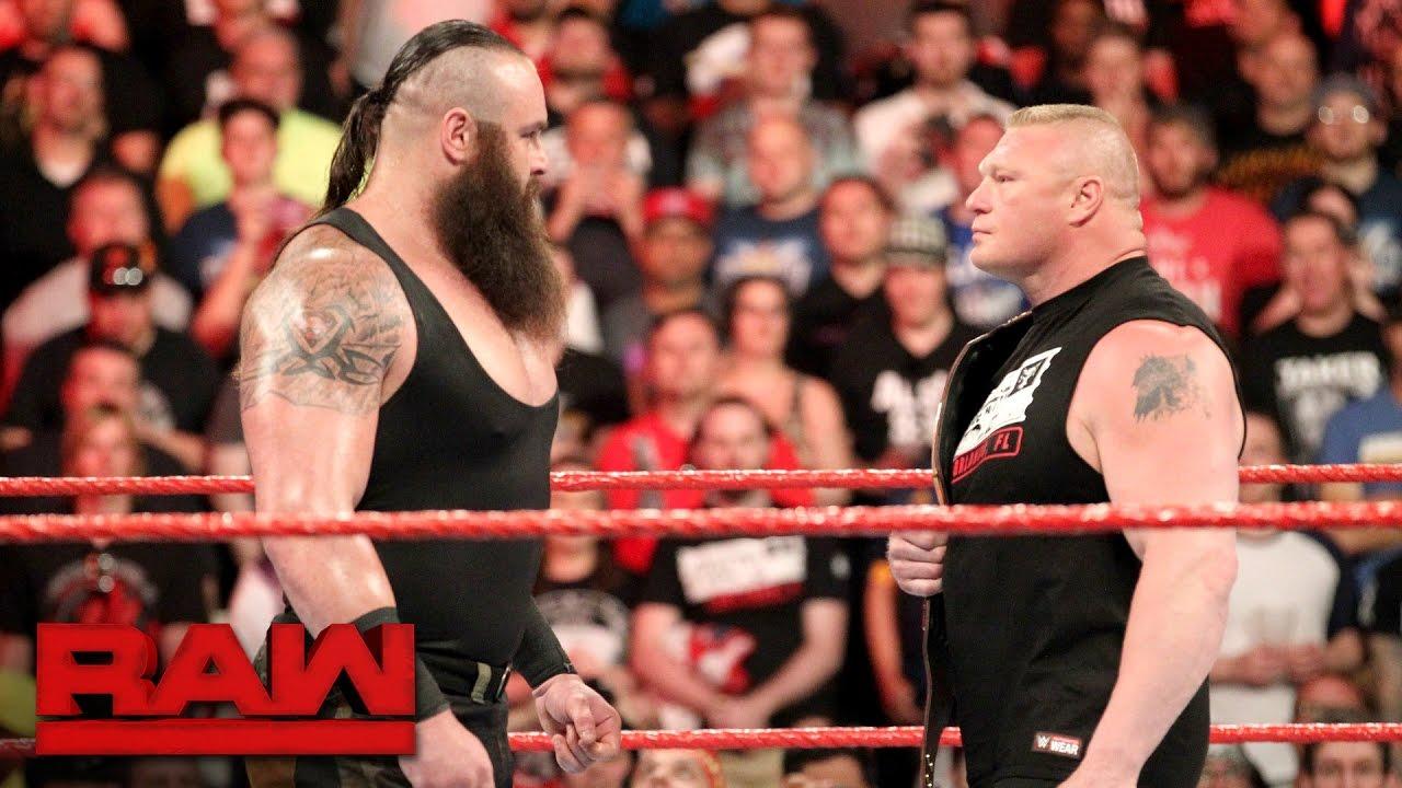 Braun Strowman puts Brock Lesnar on notice: Raw, April 2017
