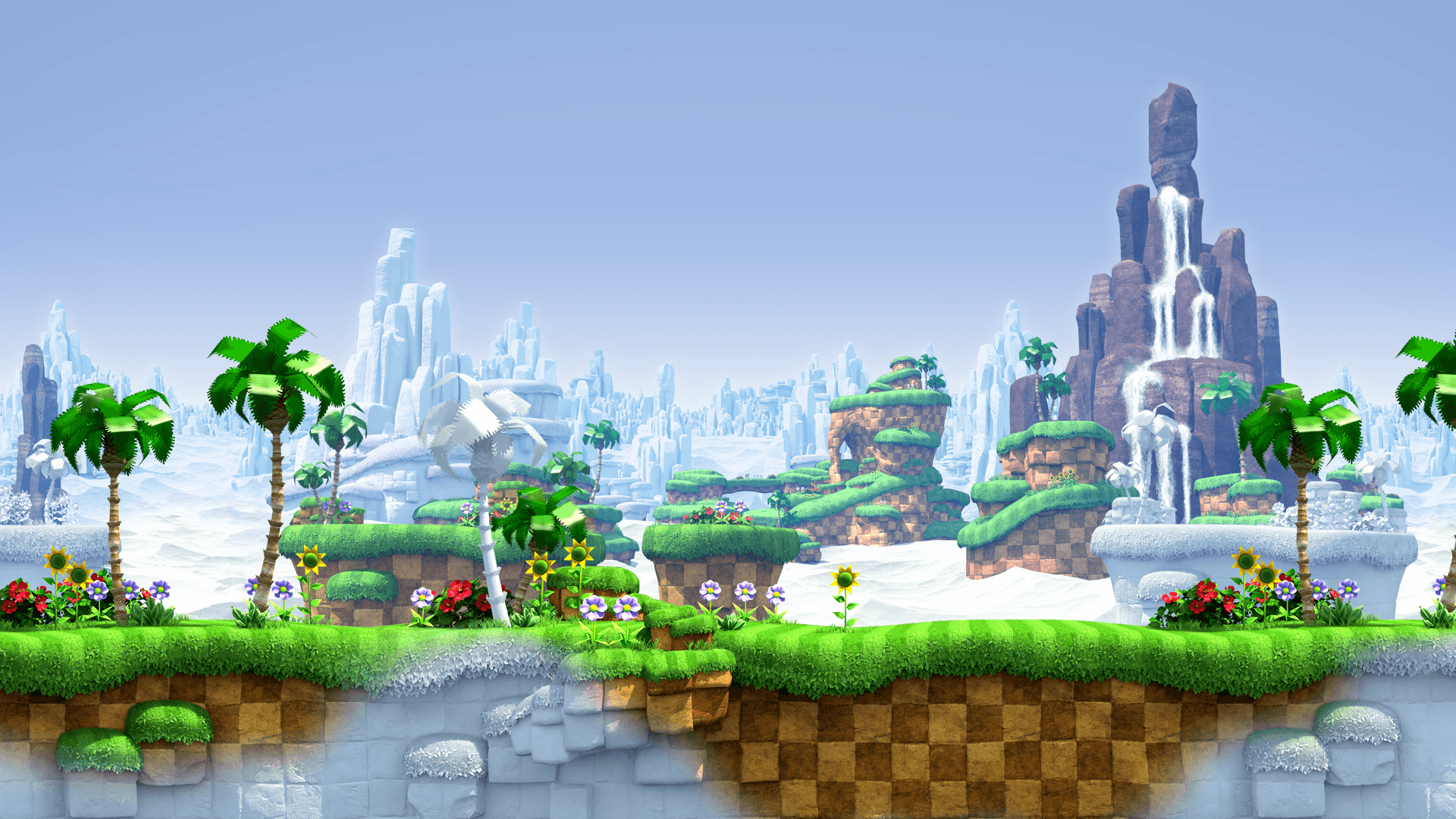 Wallpaper: Green Hill Zone by Roareye on DeviantArt