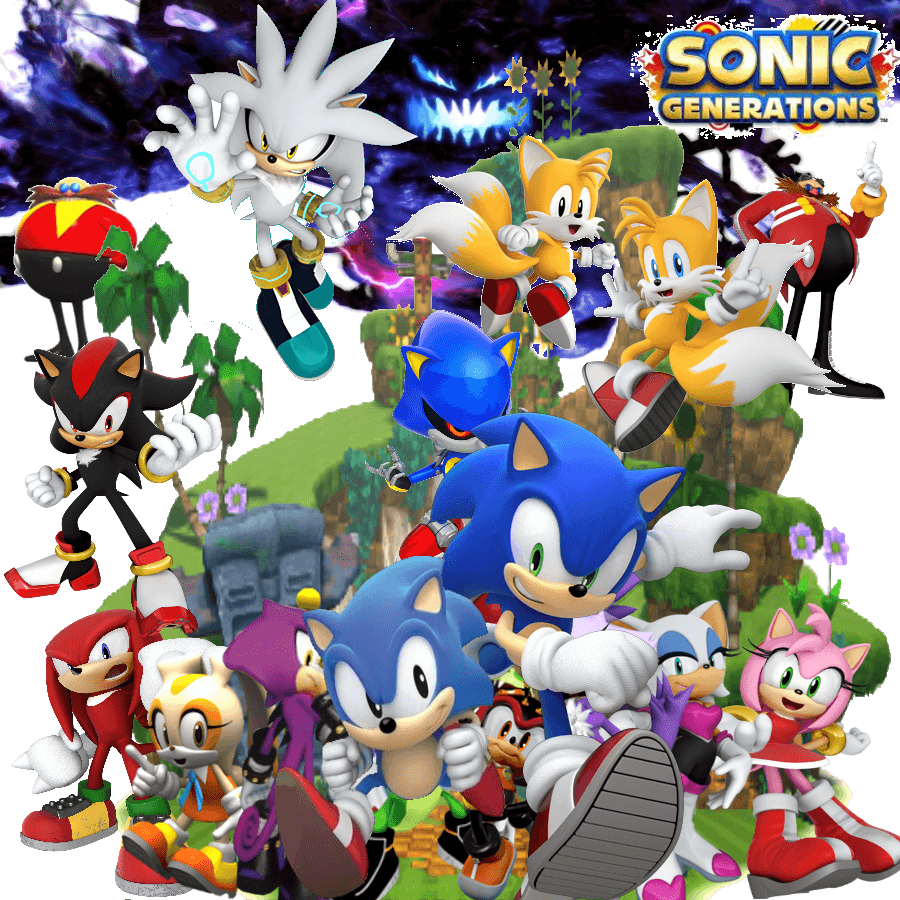Sonic Generations Personajes (900×900). Videojuegos Wallpaper