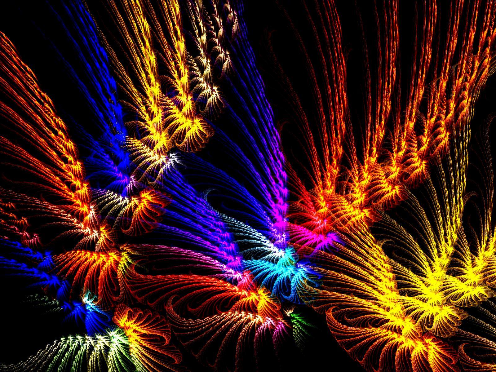 Tool Band Wallpaper. Inside the rainbow fractal abstract:High
