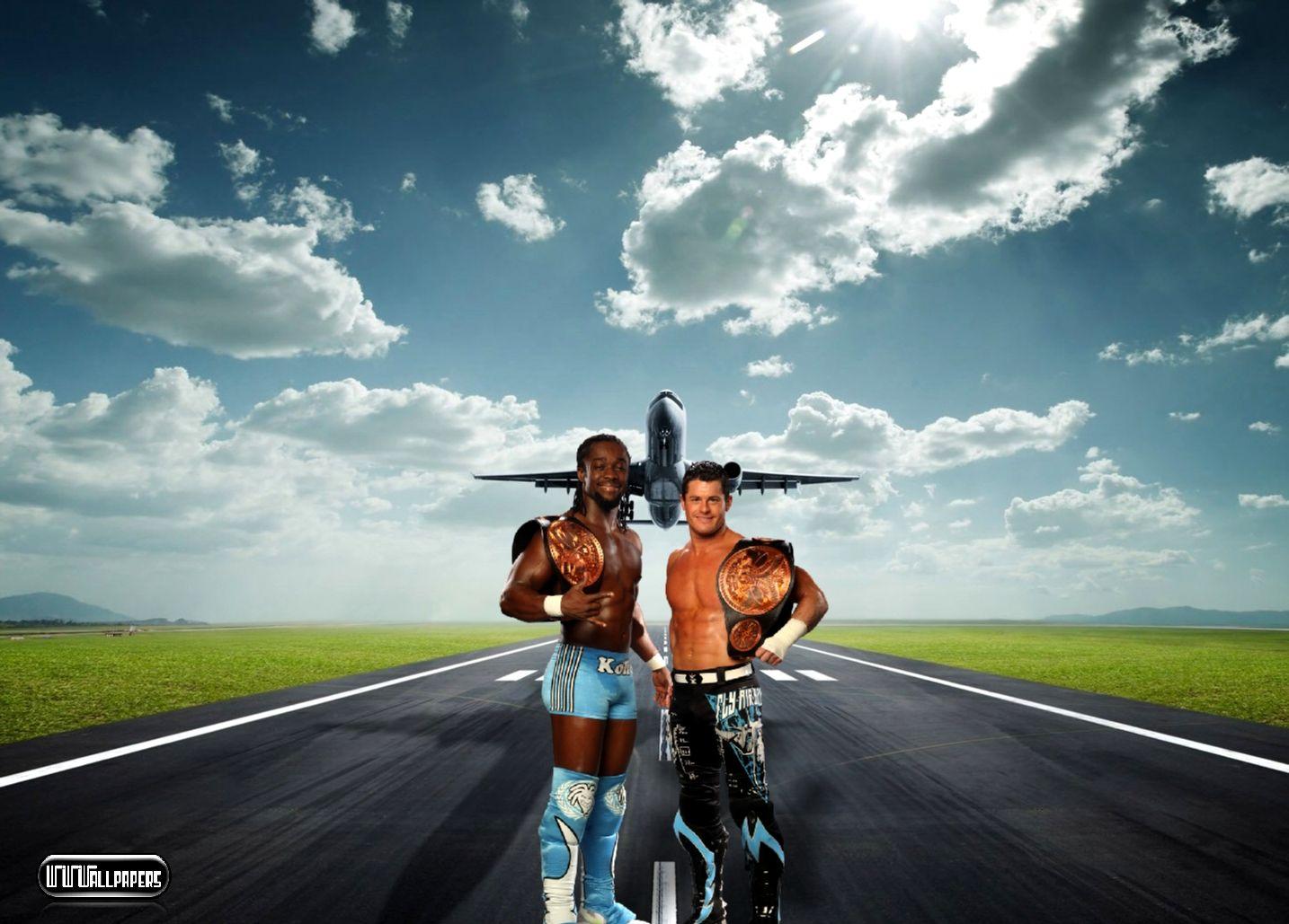 Kofi Kingston and Evan Bourne Wallpaper Superstars, WWE