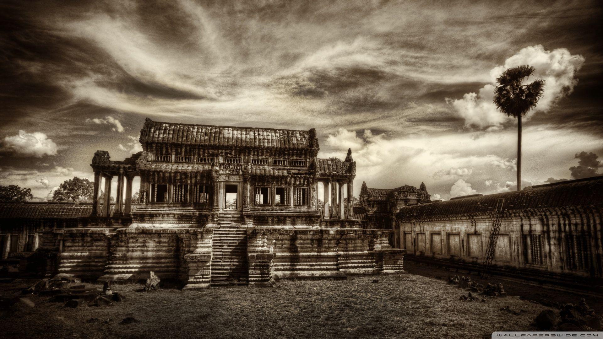 Temple In Cambodia HD desktop wallpaper, High Definition