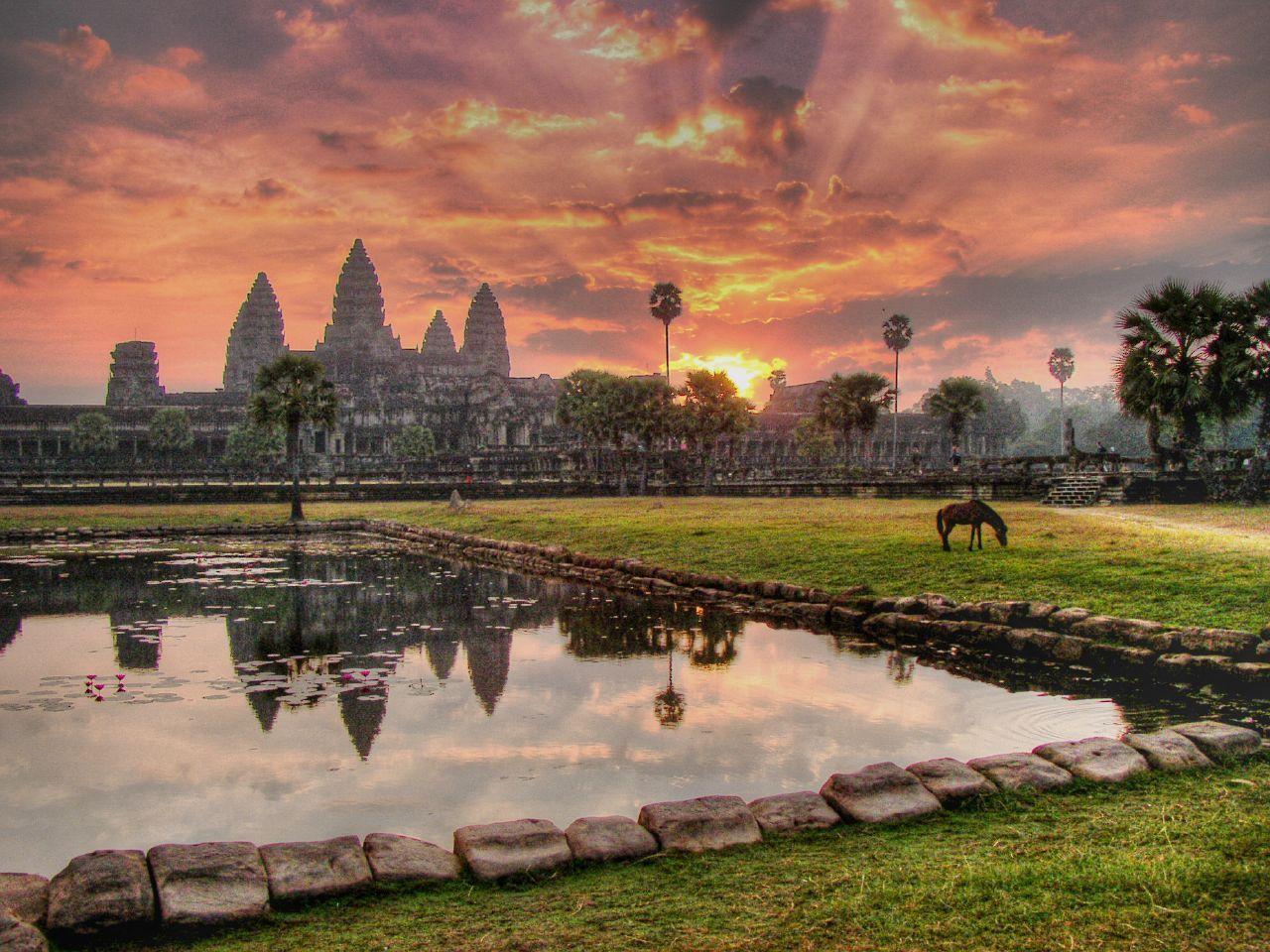 Angkor Wat Desktop Wallpaper
