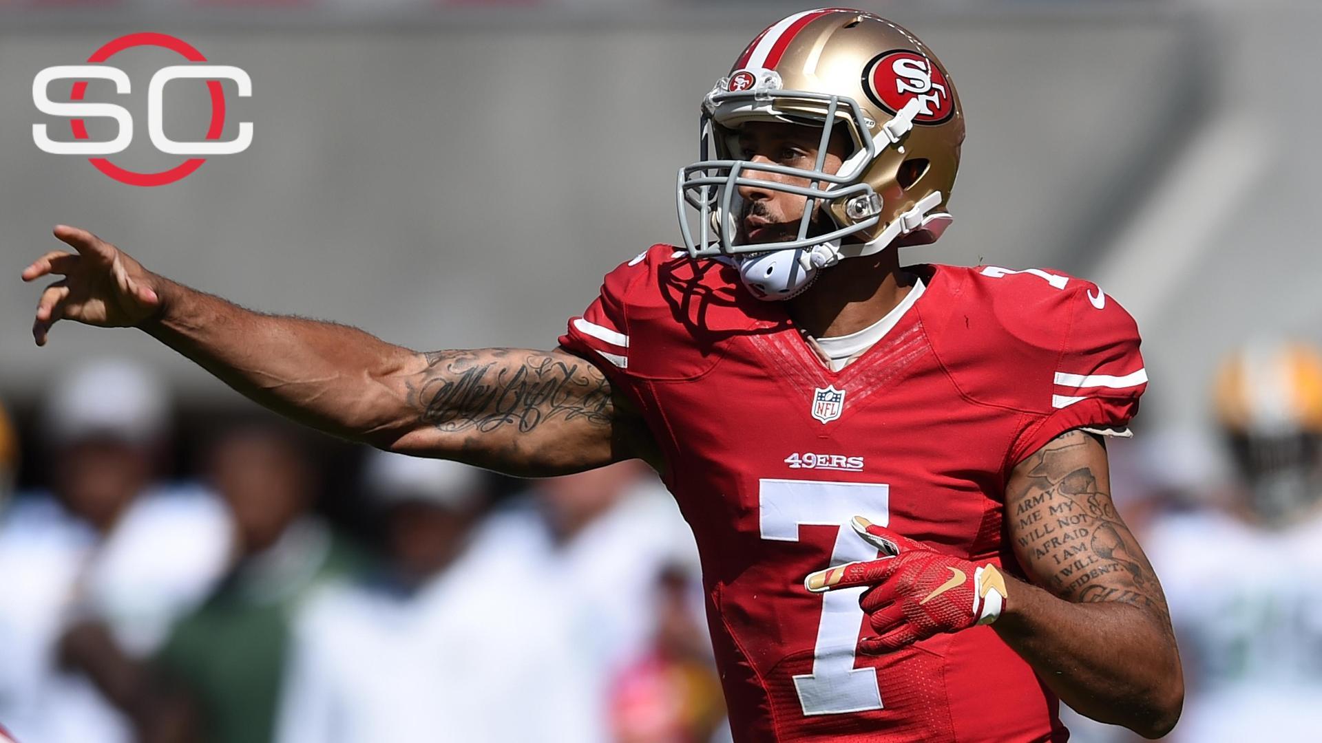 Colin Kaepernick says, 'whether football is here or not, I will be