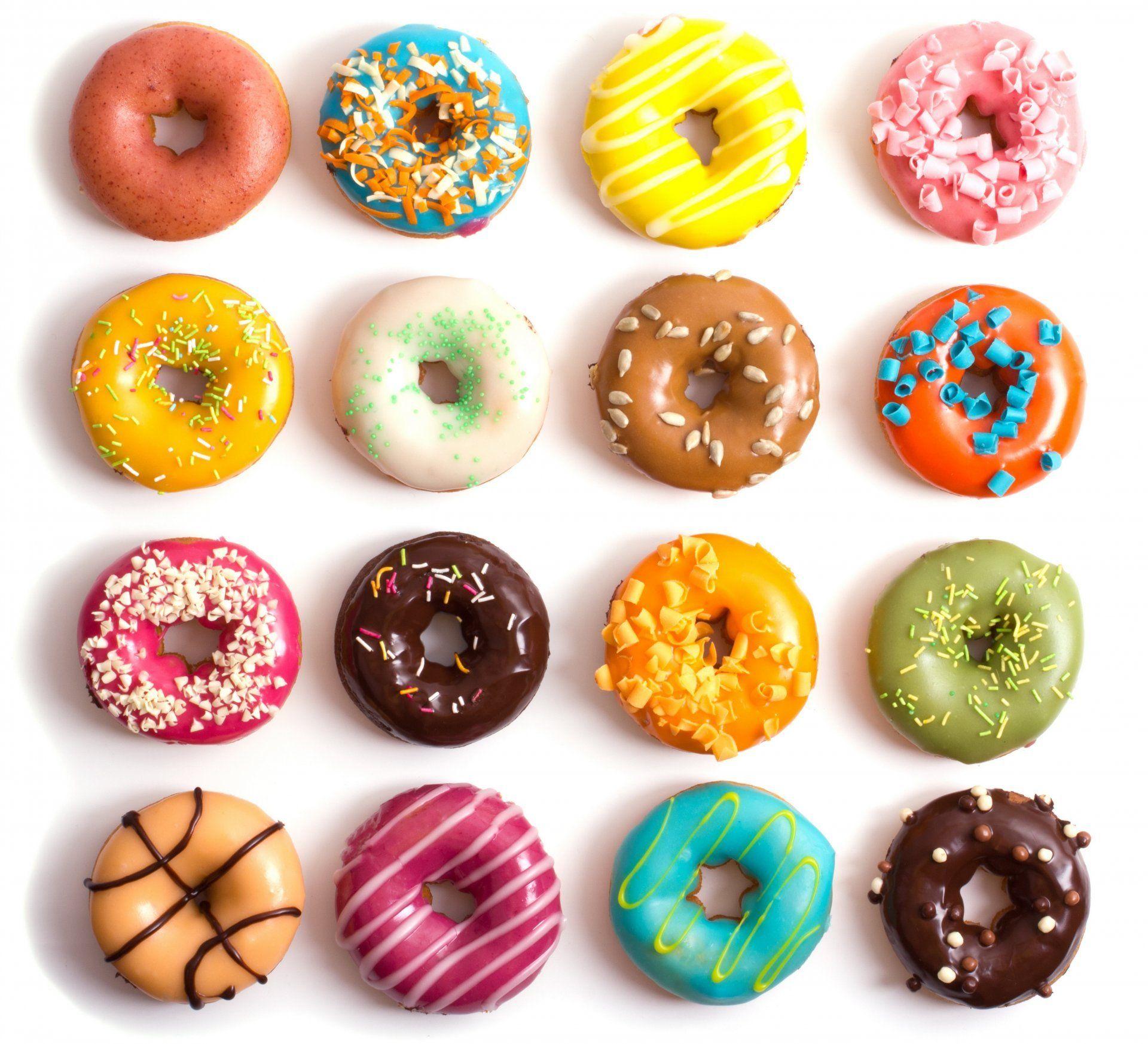Colorful Donut Wallpaper, Donut.Printable Free Download