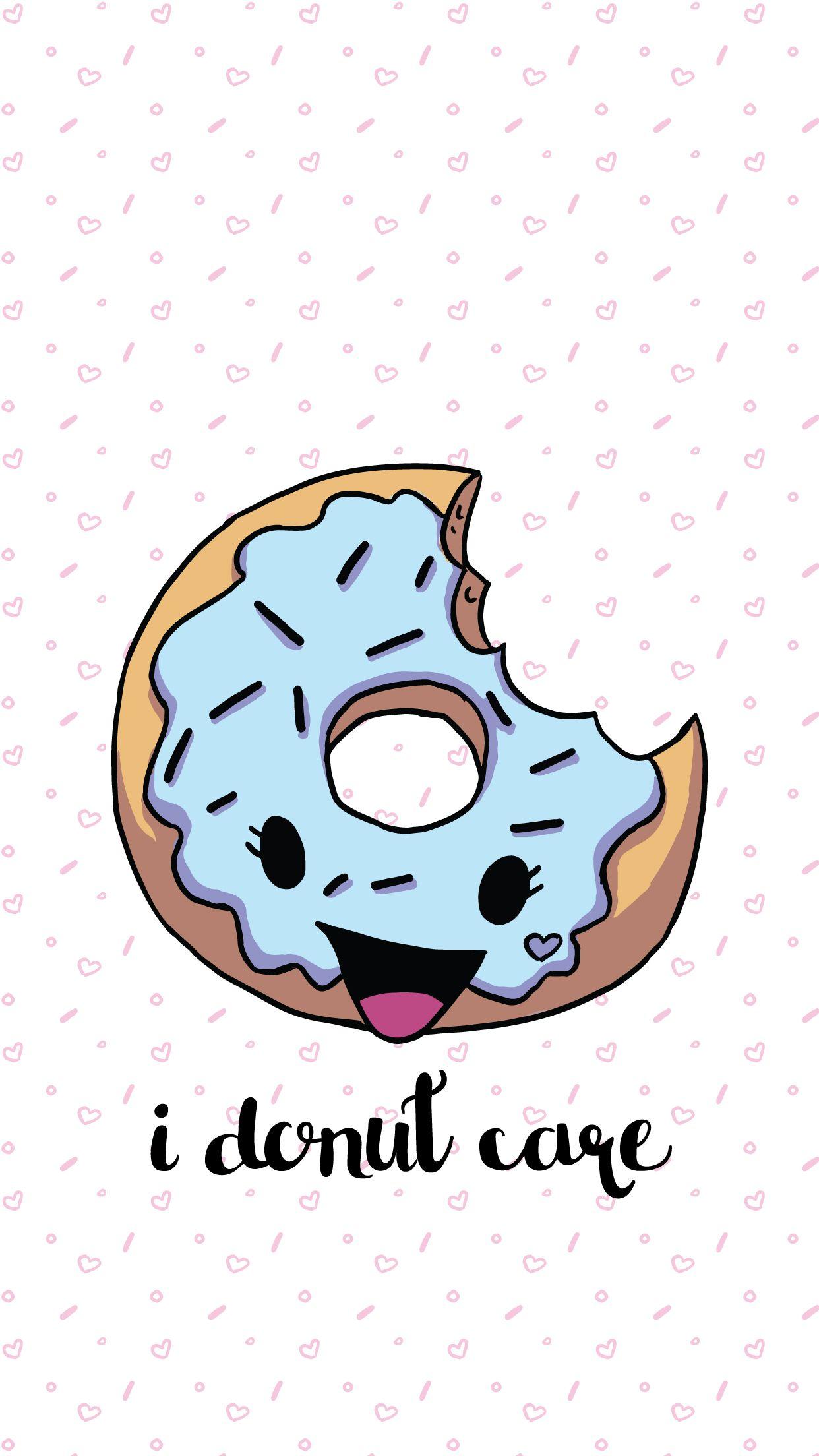Oct 21 I Donut Care Trio. Donuts, Wallpaper