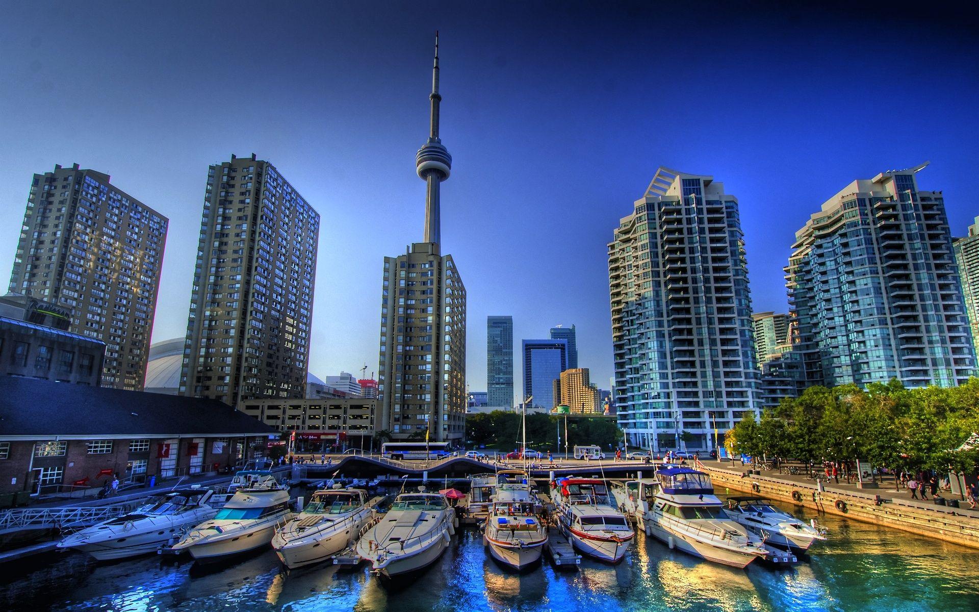 Toronto Canada Harbour Front City HD Wallpaper. HD