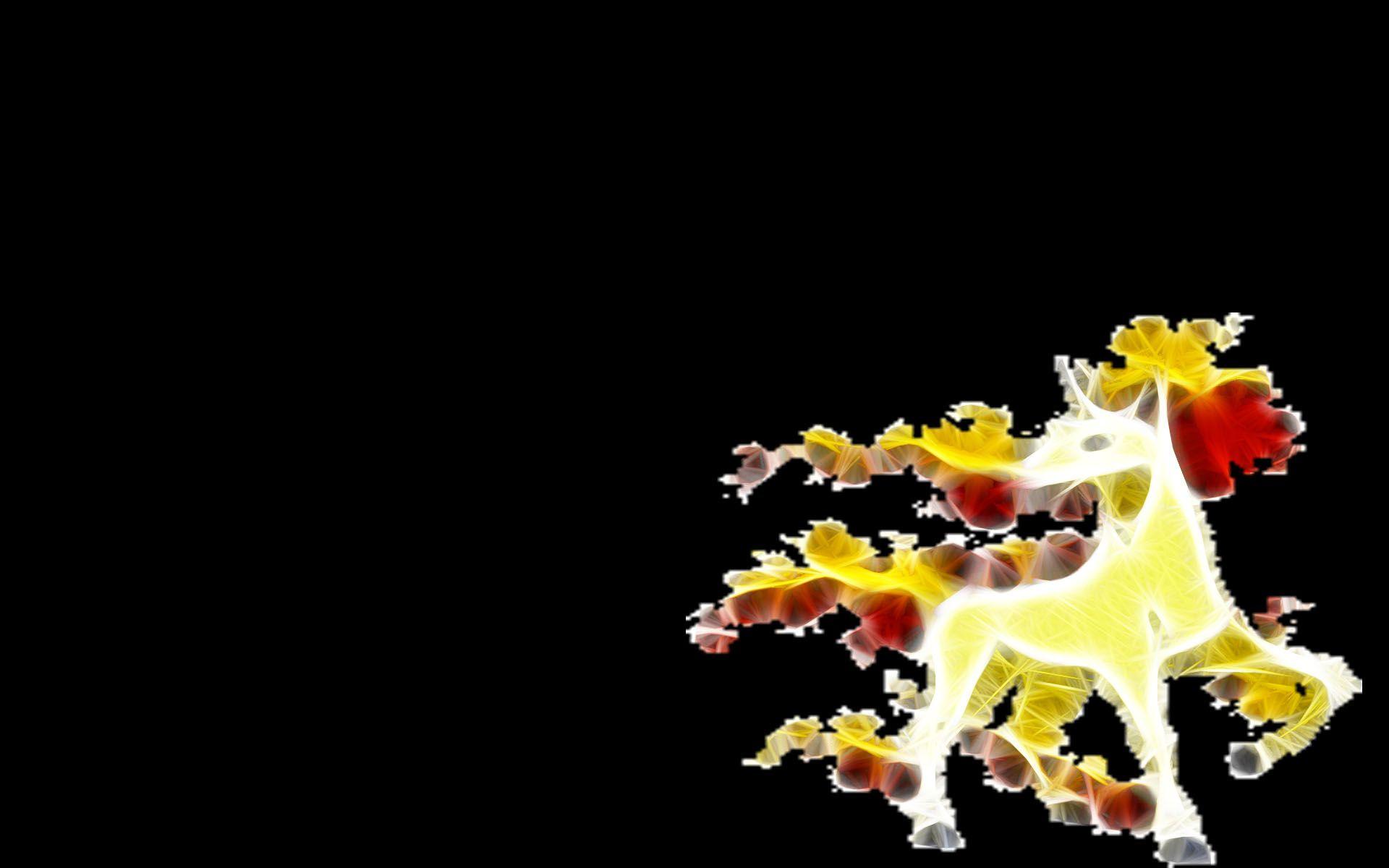 pokemon rapidash black background #QaPP