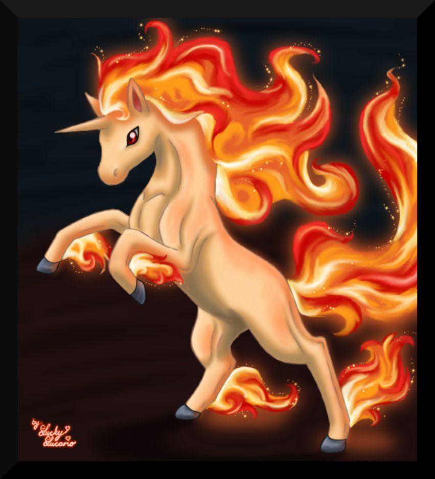 Pokedex Projekt Rapidash by LuckyLucario. Ponies