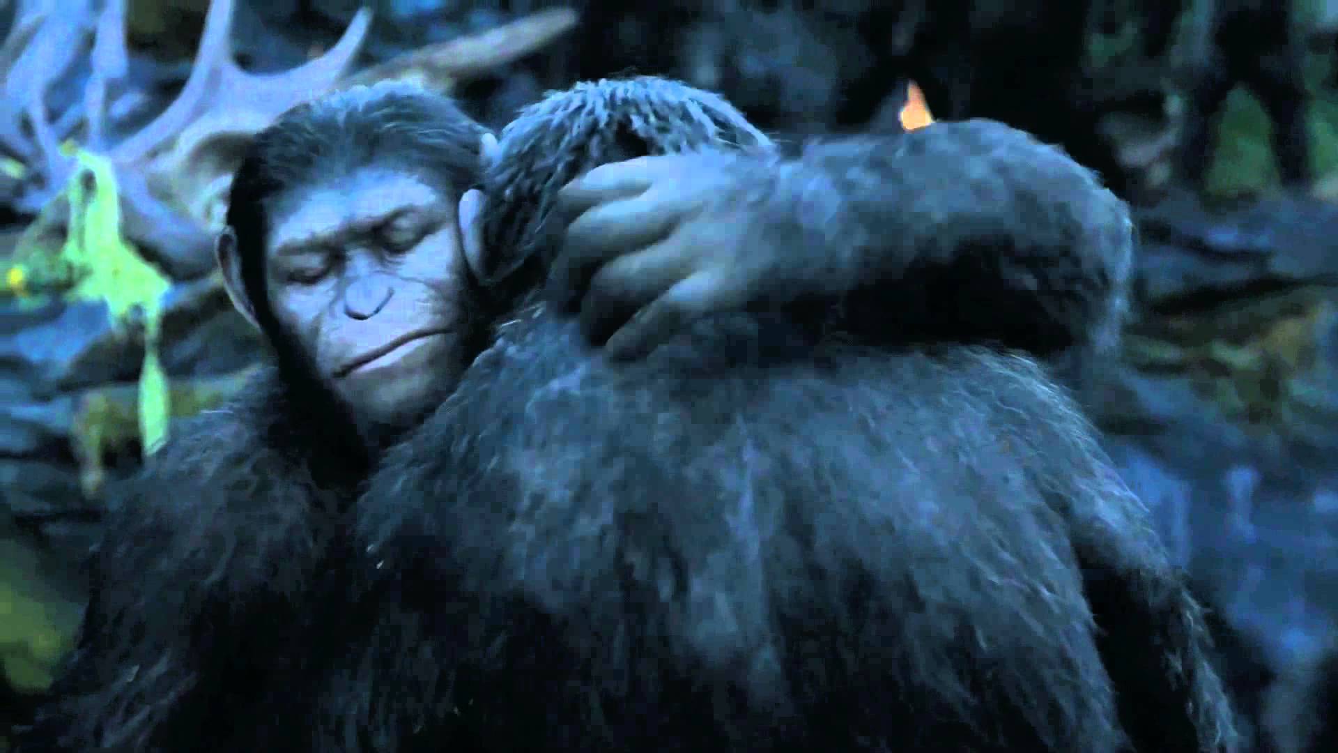 dawn of the planet of the apes koba vs caesar fight