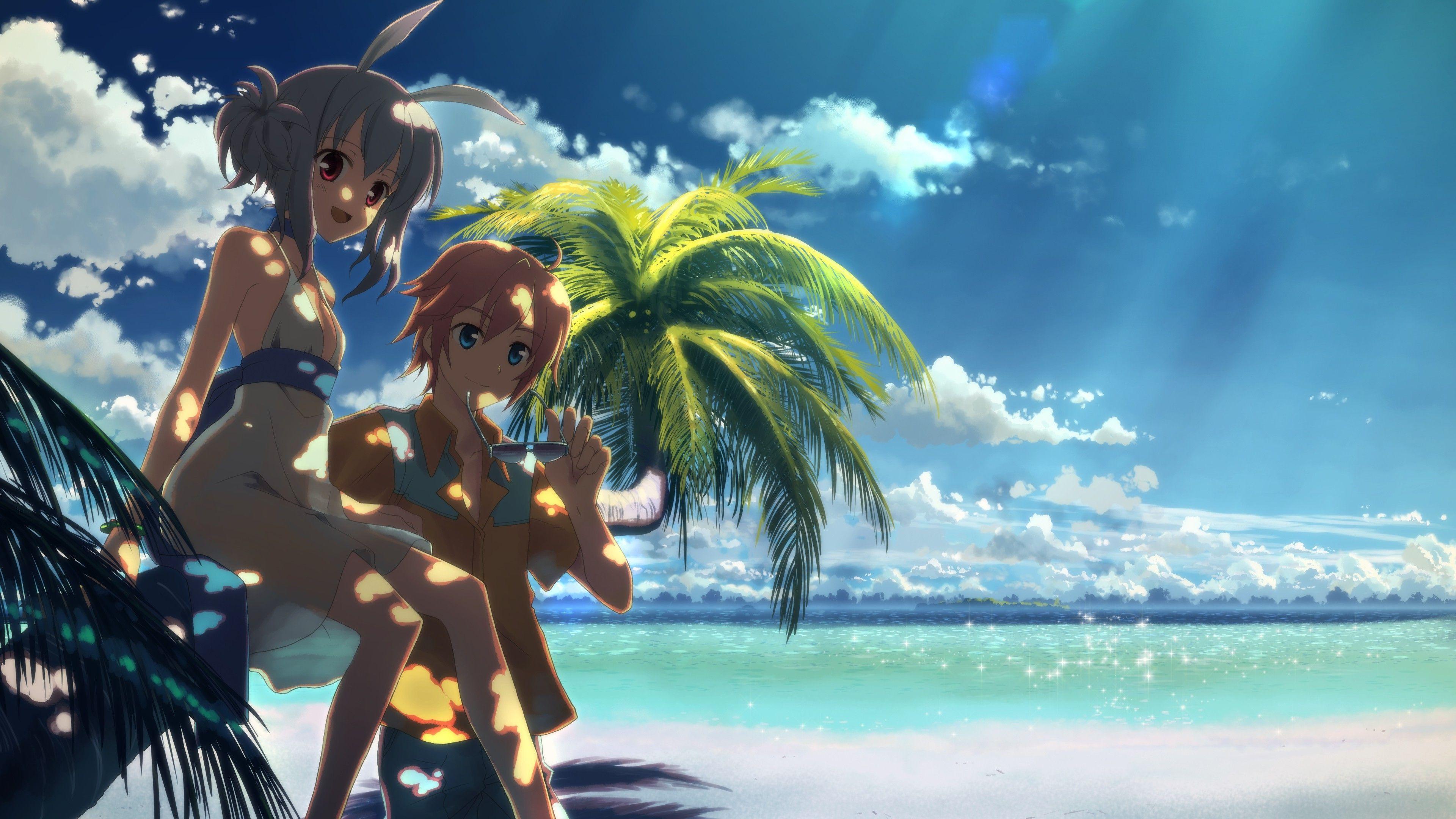 anime, DJ Max, Beach Wallpaper HD / Desktop and Mobile Background