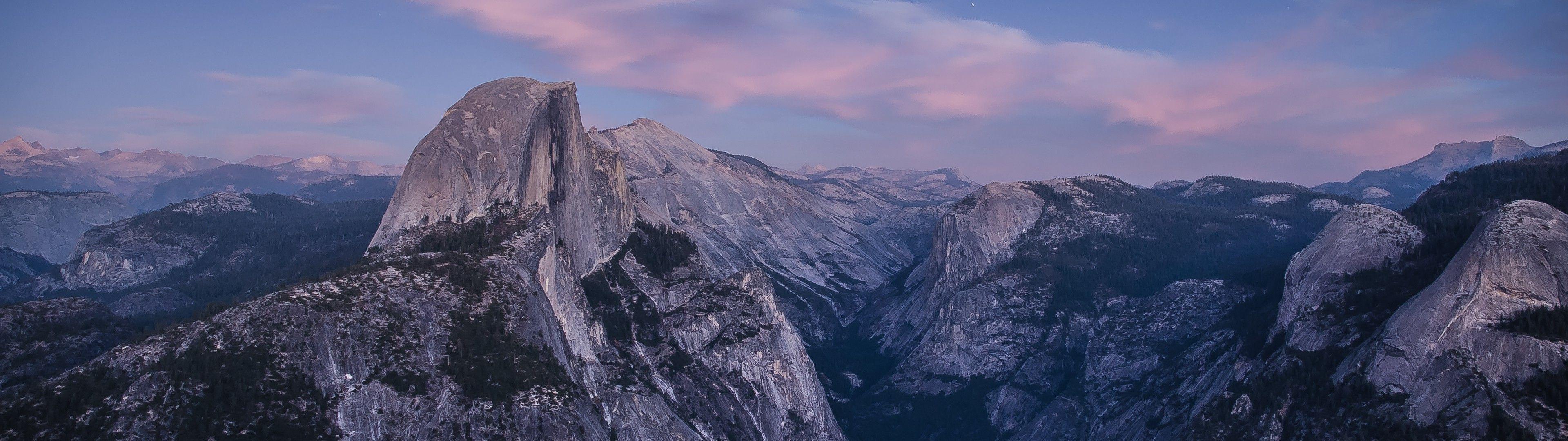 landscape, Half Dome, Yosemite National Park, Multiple Display