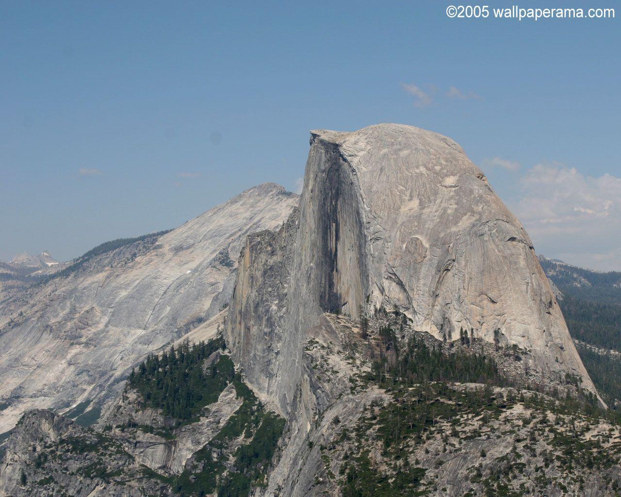 Yosemite Half Dome Valley Wallpaper Free HD Background Image