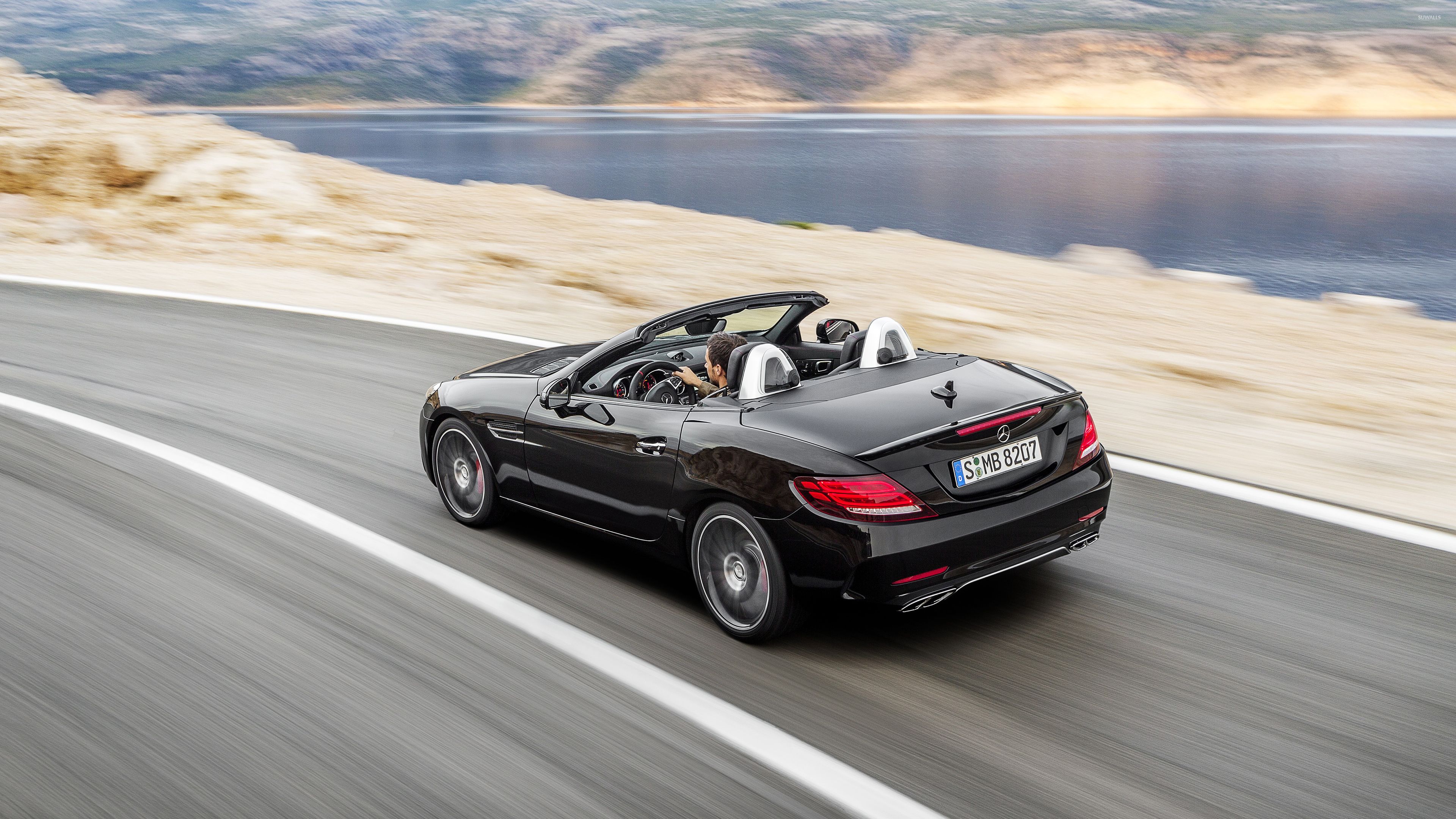 Mercedes AMG SLC 43 Dashboard Wallpaper Wallpaper