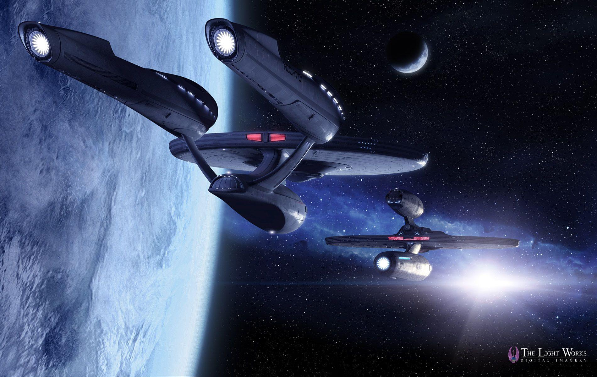 First Look at Tobias Richter's Star Trek Movie USS Enterprise Wallpaper