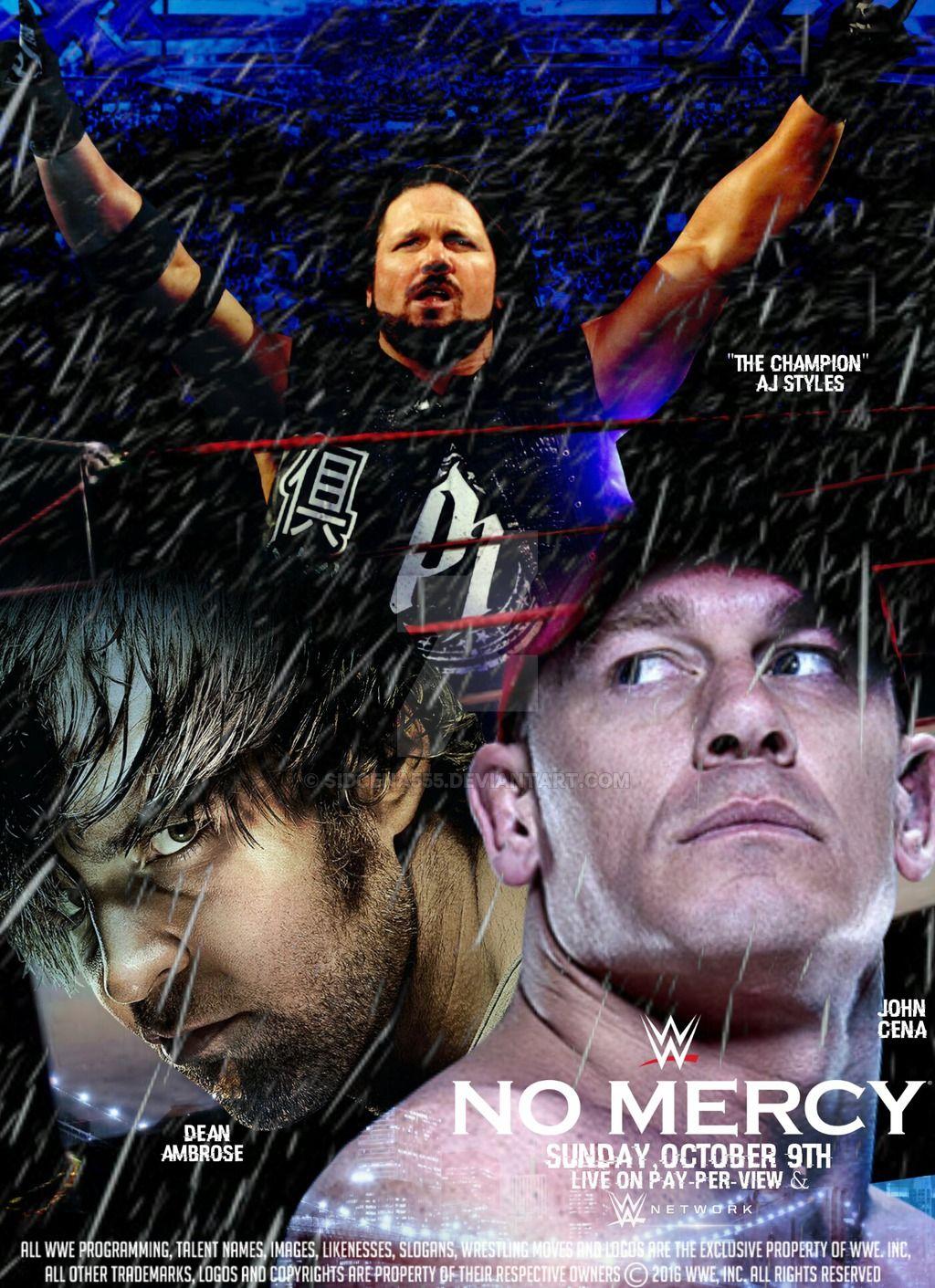 WWE No Mercy Poster 2016