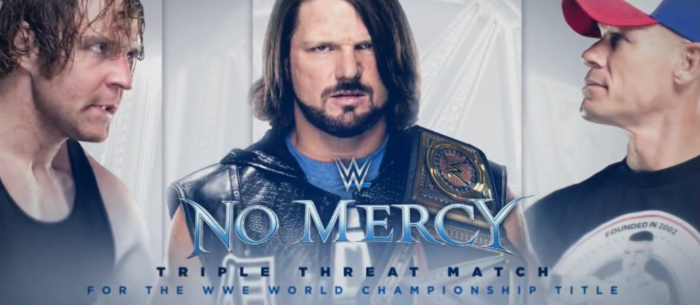 WWE PPV No Mercy 2016 Matches List, Predictions, Winners, Result