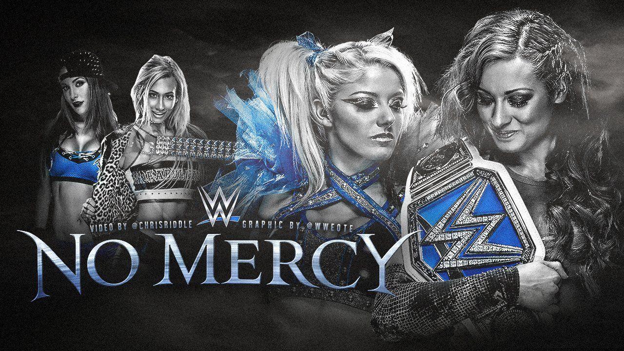 WWE No Mercy: Women's cutsom poster