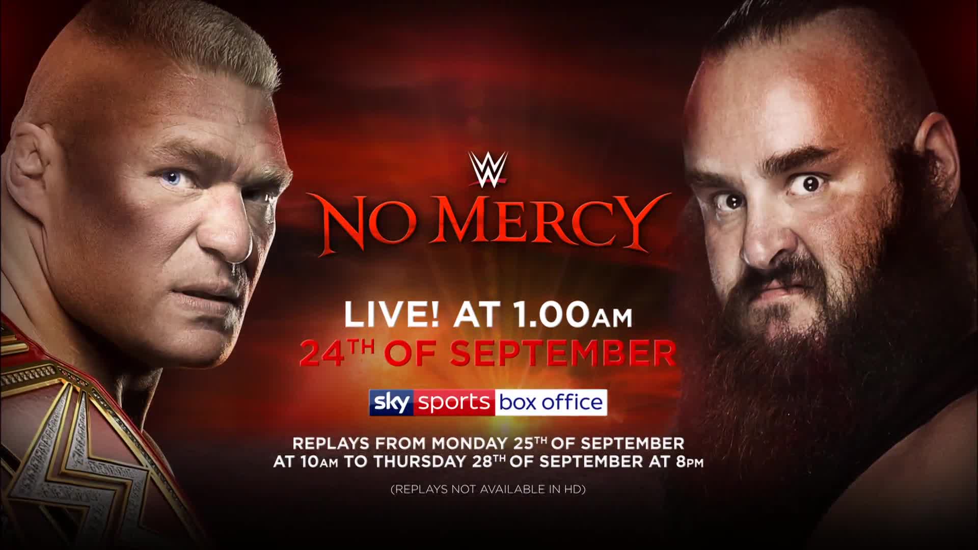 WWE No Mercy on Sky Sports