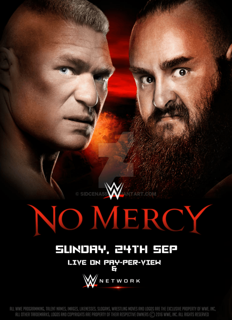 WWE No Mercy 2017 Official Poster