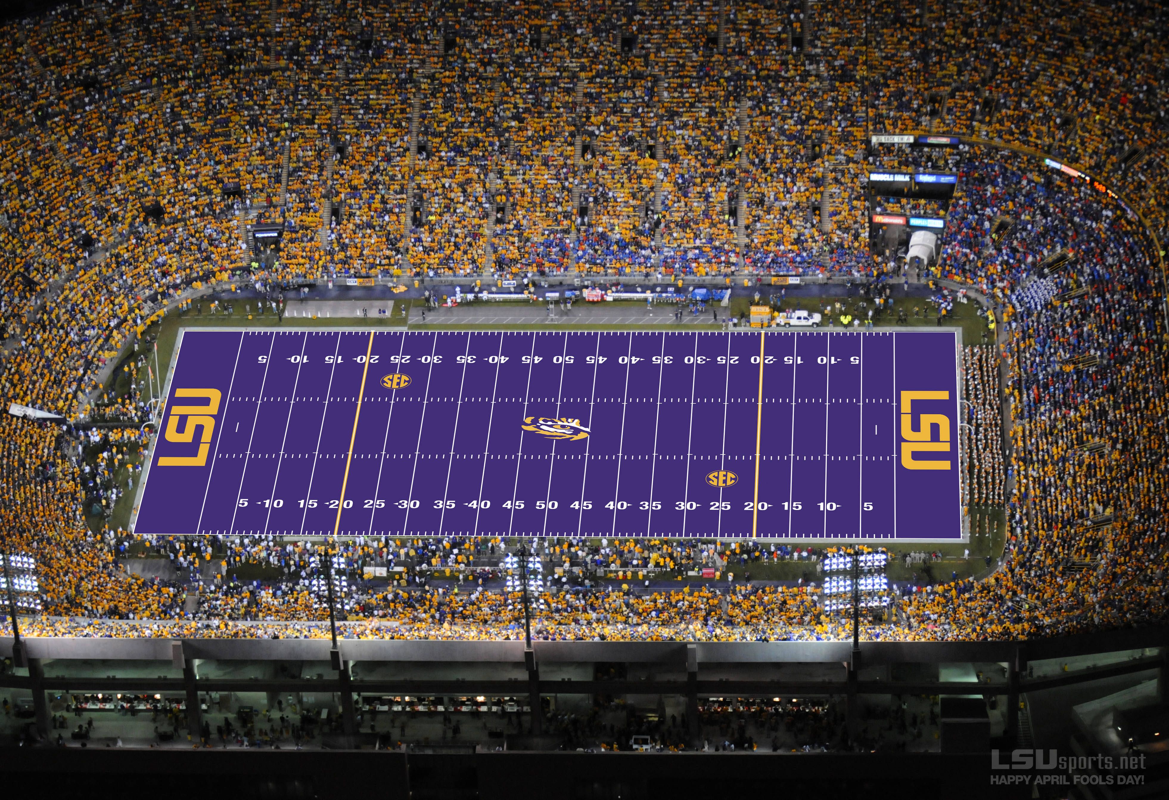 Tiger Stadium to Feature Purple Field Turf in '10.net