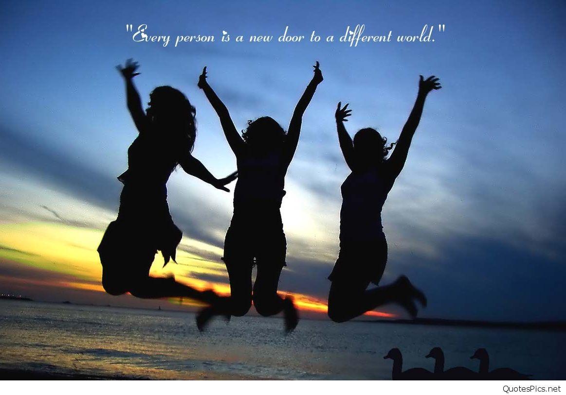 Girls best friends wallpaper quotes for Facebook