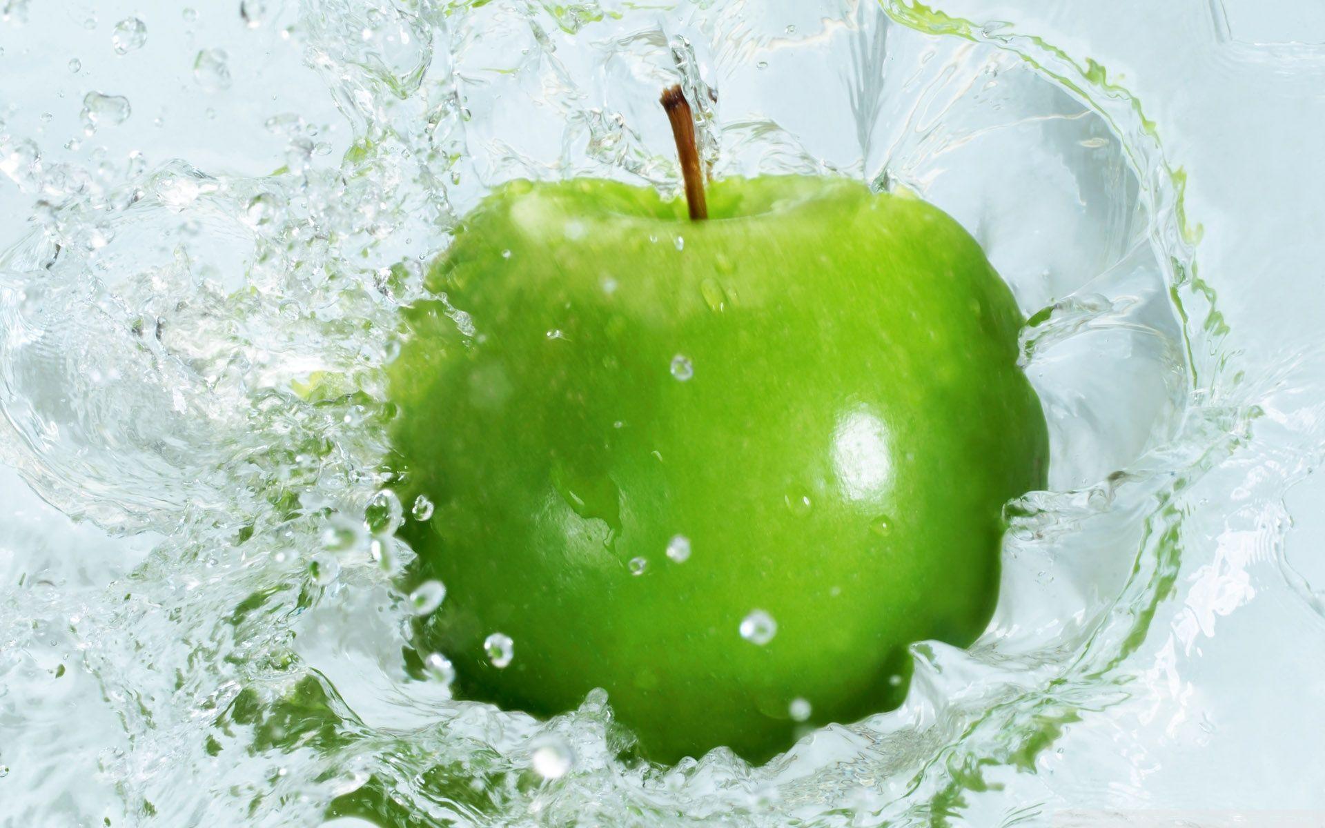 Fresh Green Apple HD desktop wallpaper, Widescreen, High