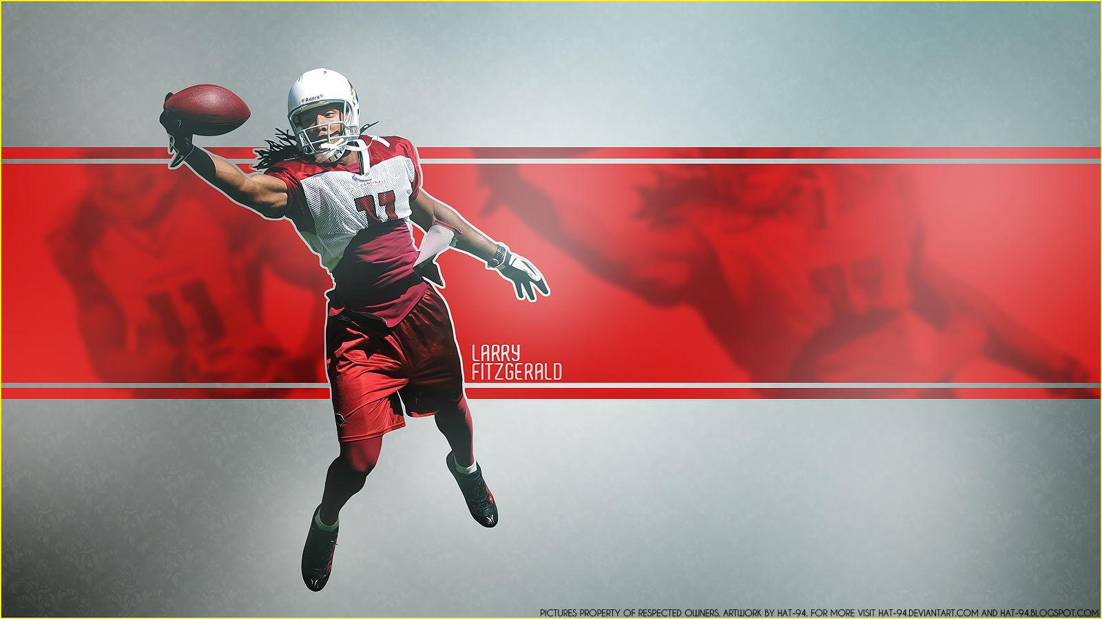 larry fitzgerald catches wallpaper