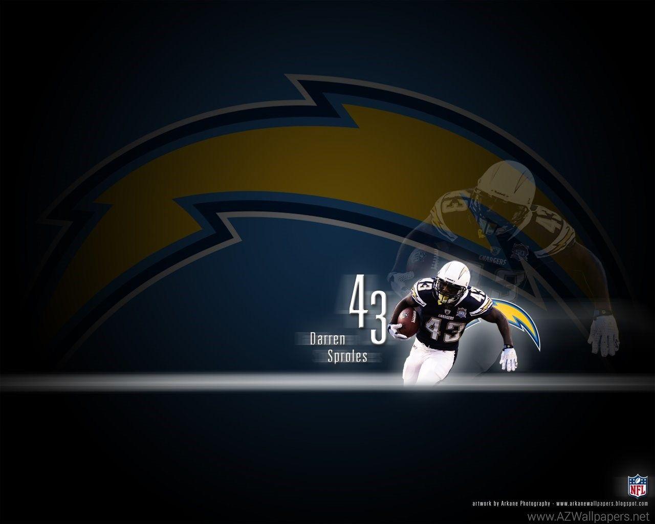 Arkane NFL Wallpaper: Darren Sproles San Diego Chargers Desktop