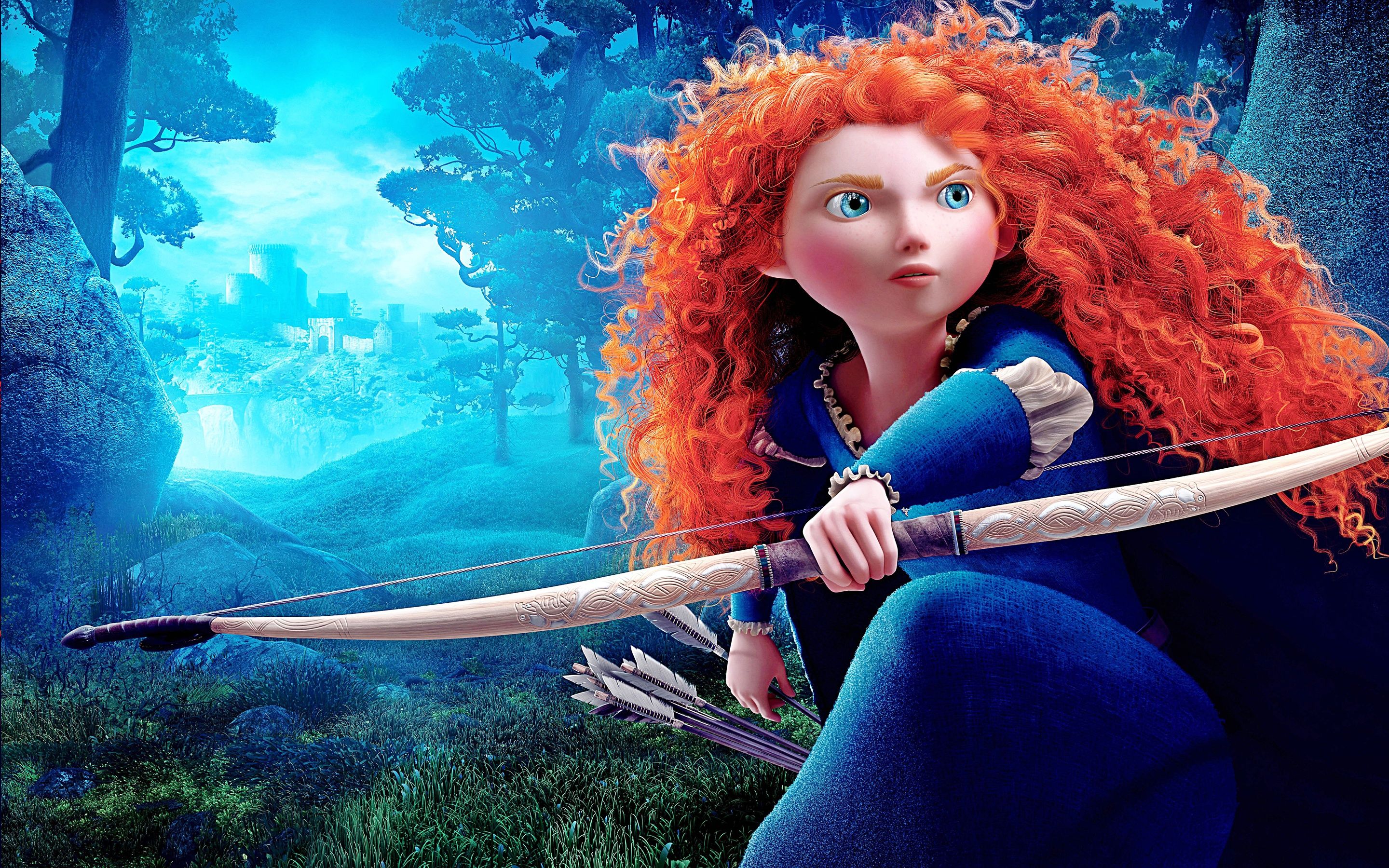 Background Disney Brave With Cartoon Movie Wallpaper Full HD Free