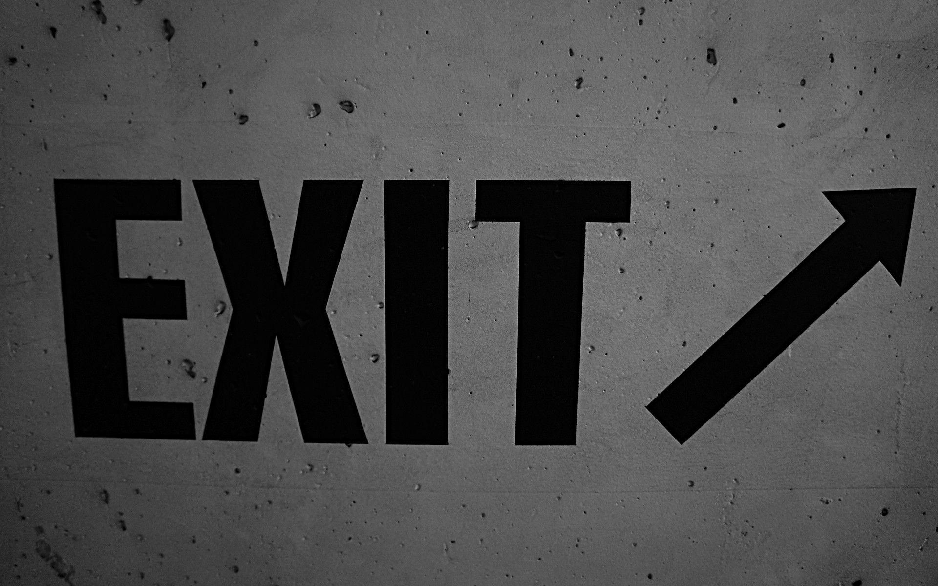 signs, exit Wallpaper / WallpaperJam.com