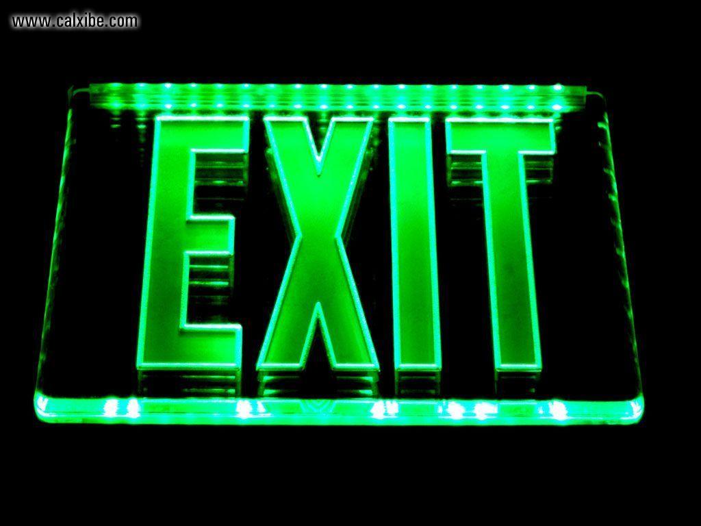 Miscellaneous: Exit Sign, picture nr. 12435