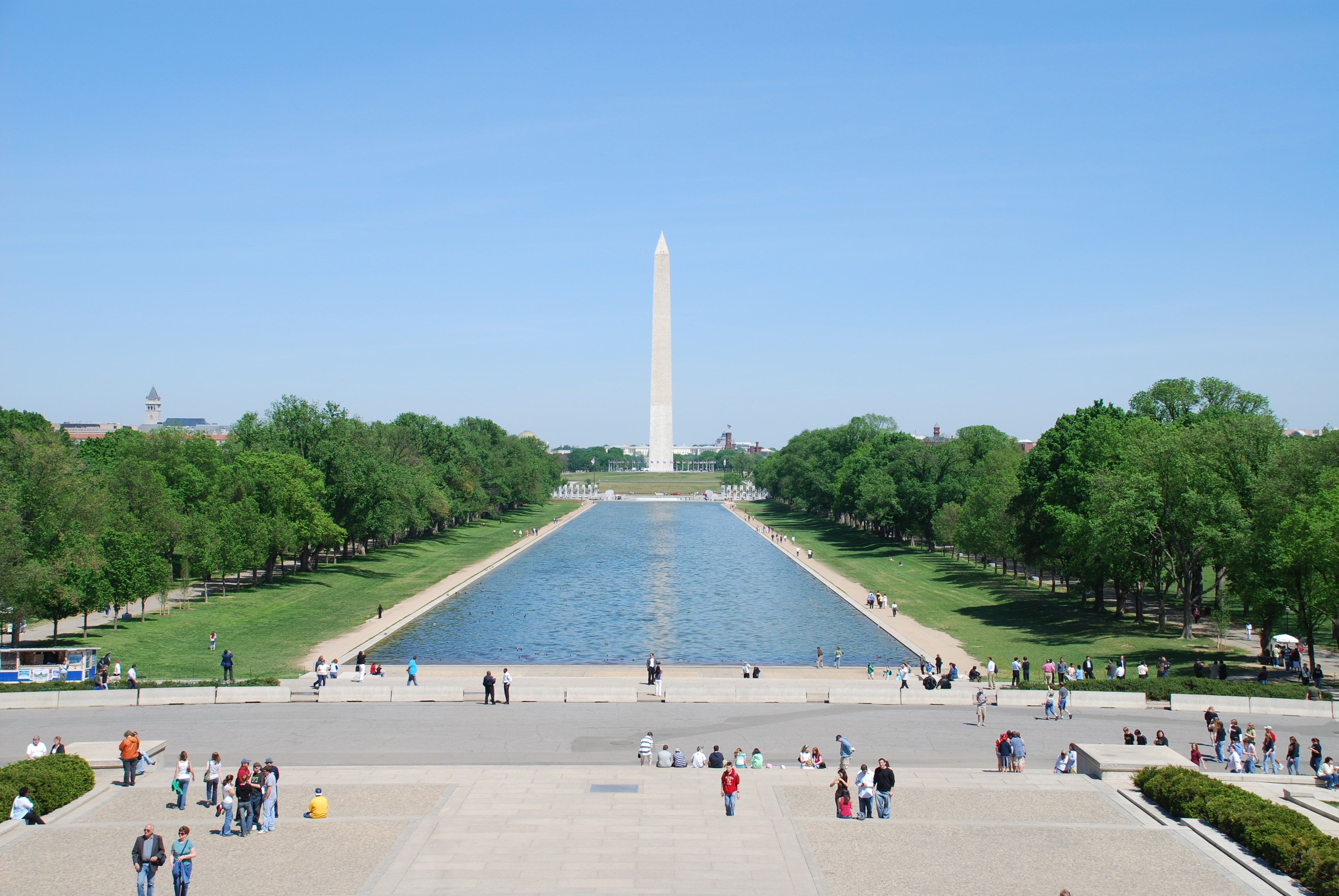 Washington Monument, Reflecting Pool, National Mall, Travel