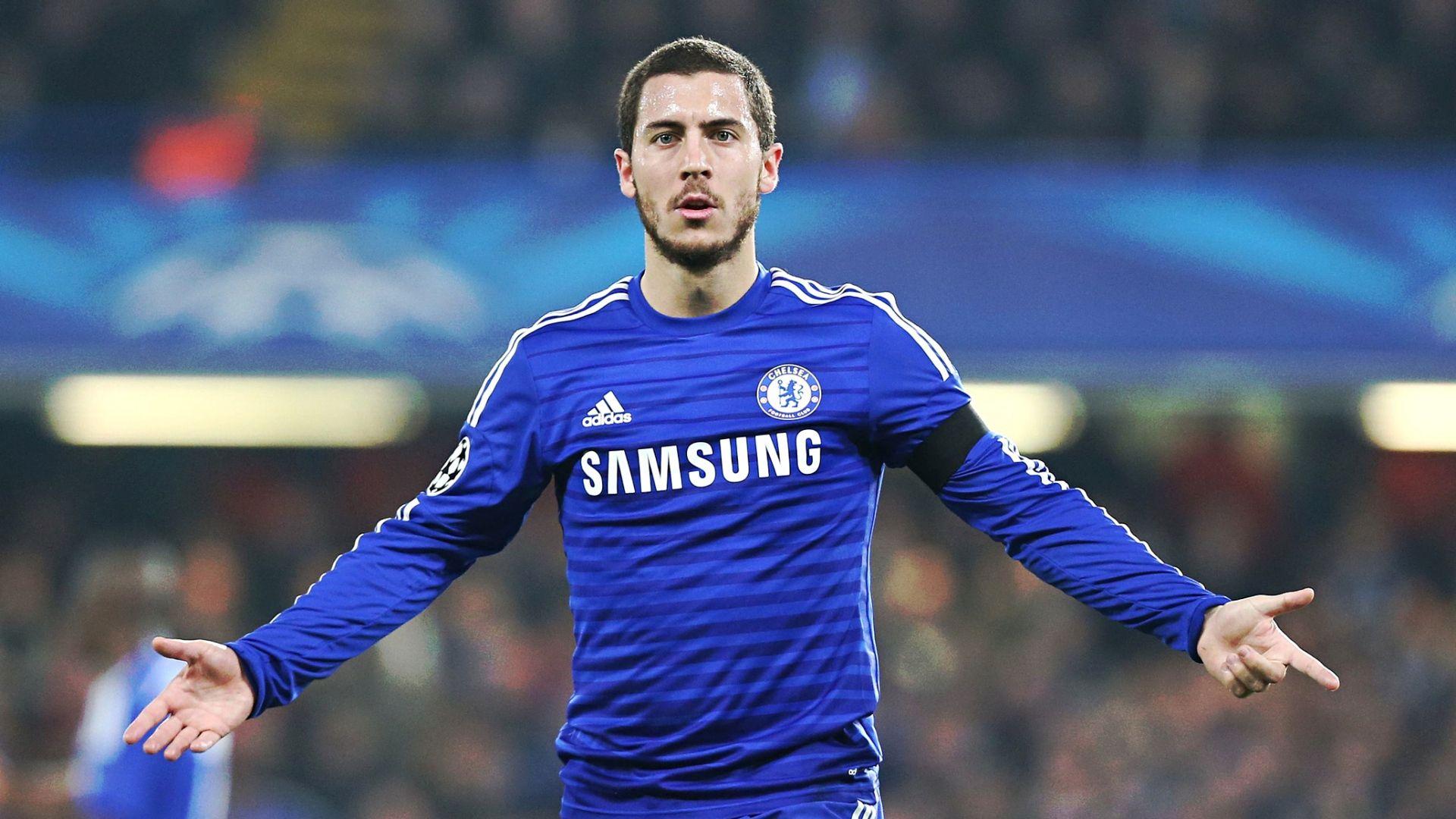 Download Wallpaper 1920x1080 Eden hazard, Chelsea, Football Full