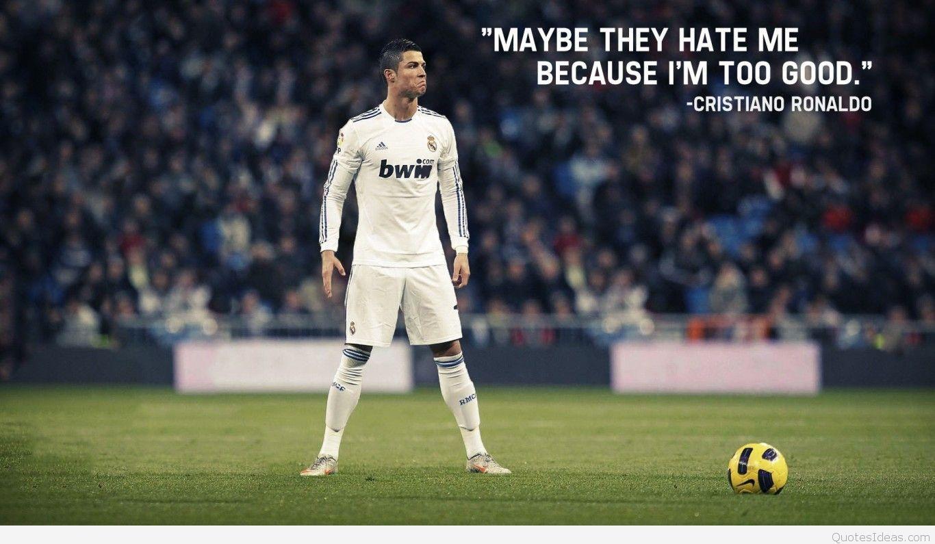 Cristiano Ronaldo Soccer quote with wallpapers