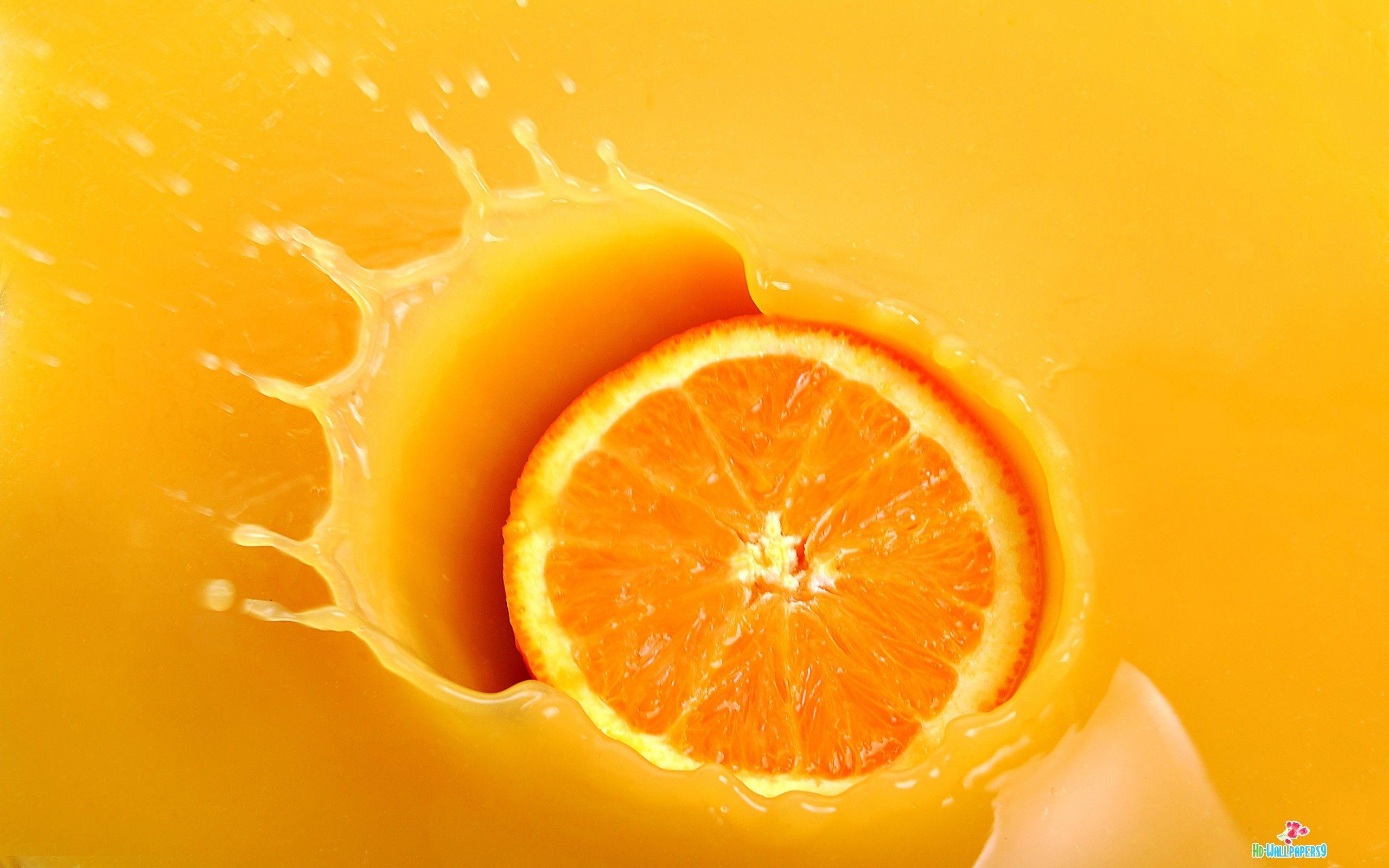 Orange HD Desktop Wallpaper