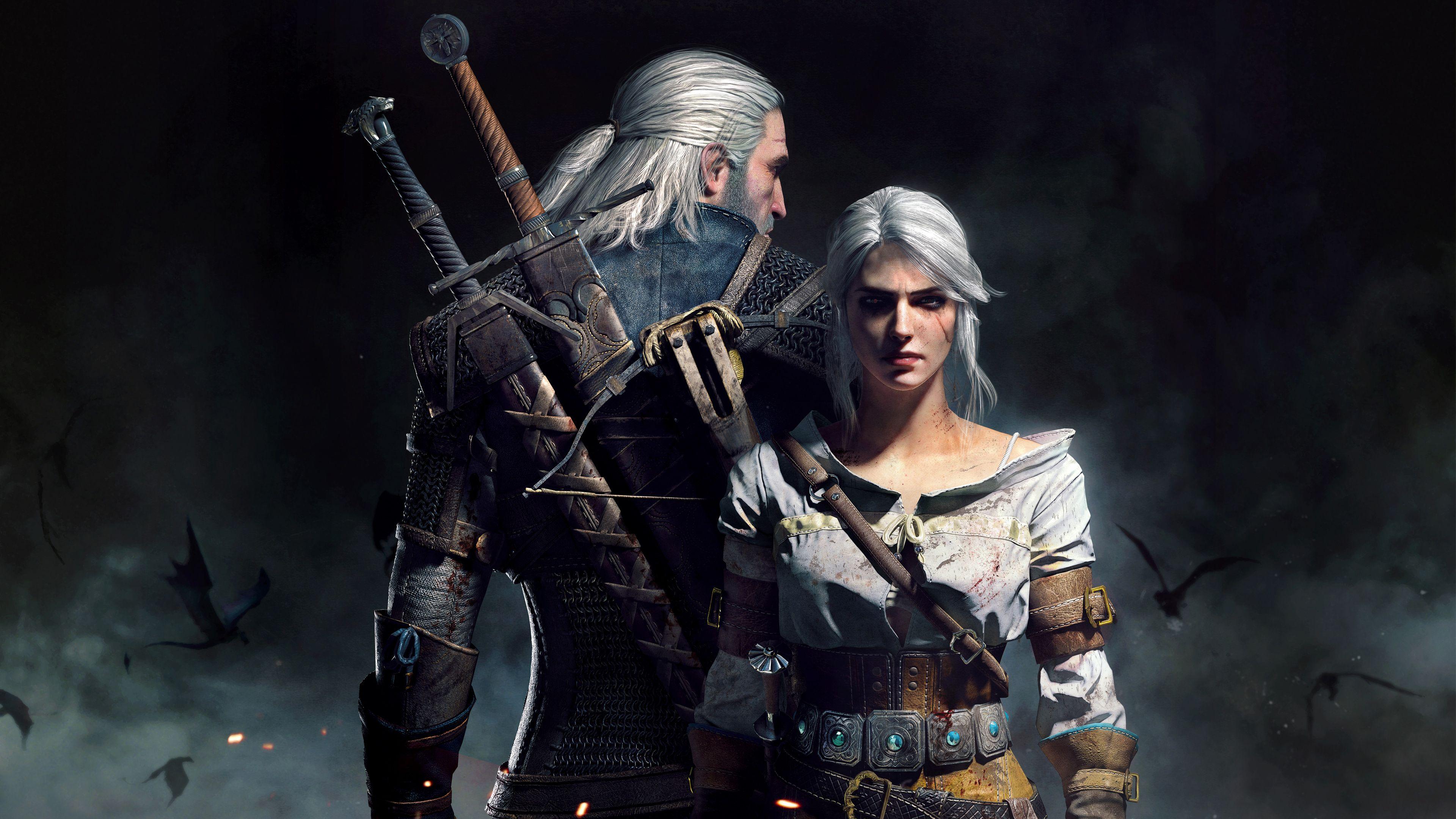 Geralt Ciri The Witcher 3 Wild Hunt Wallpaper